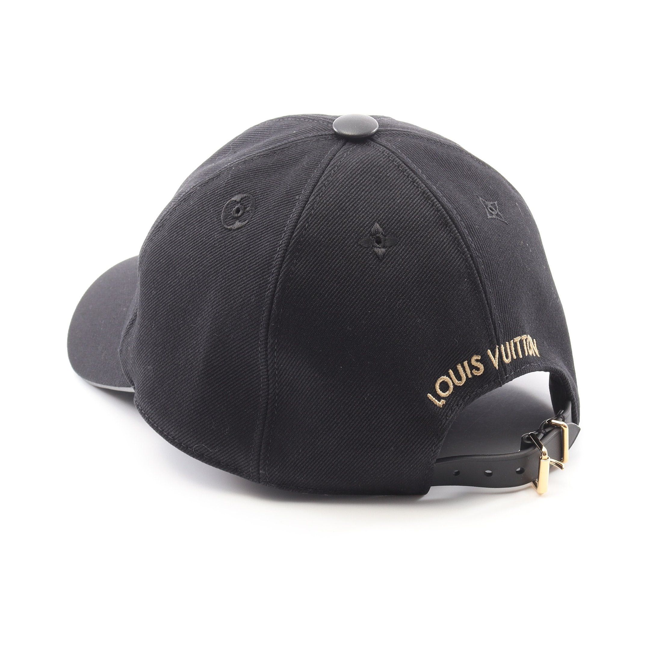 Louis Vuitton Louis Vuitton Lv Iconic Noir Cap Cotton Black Size ONE SIZE - 2 Thumbnail