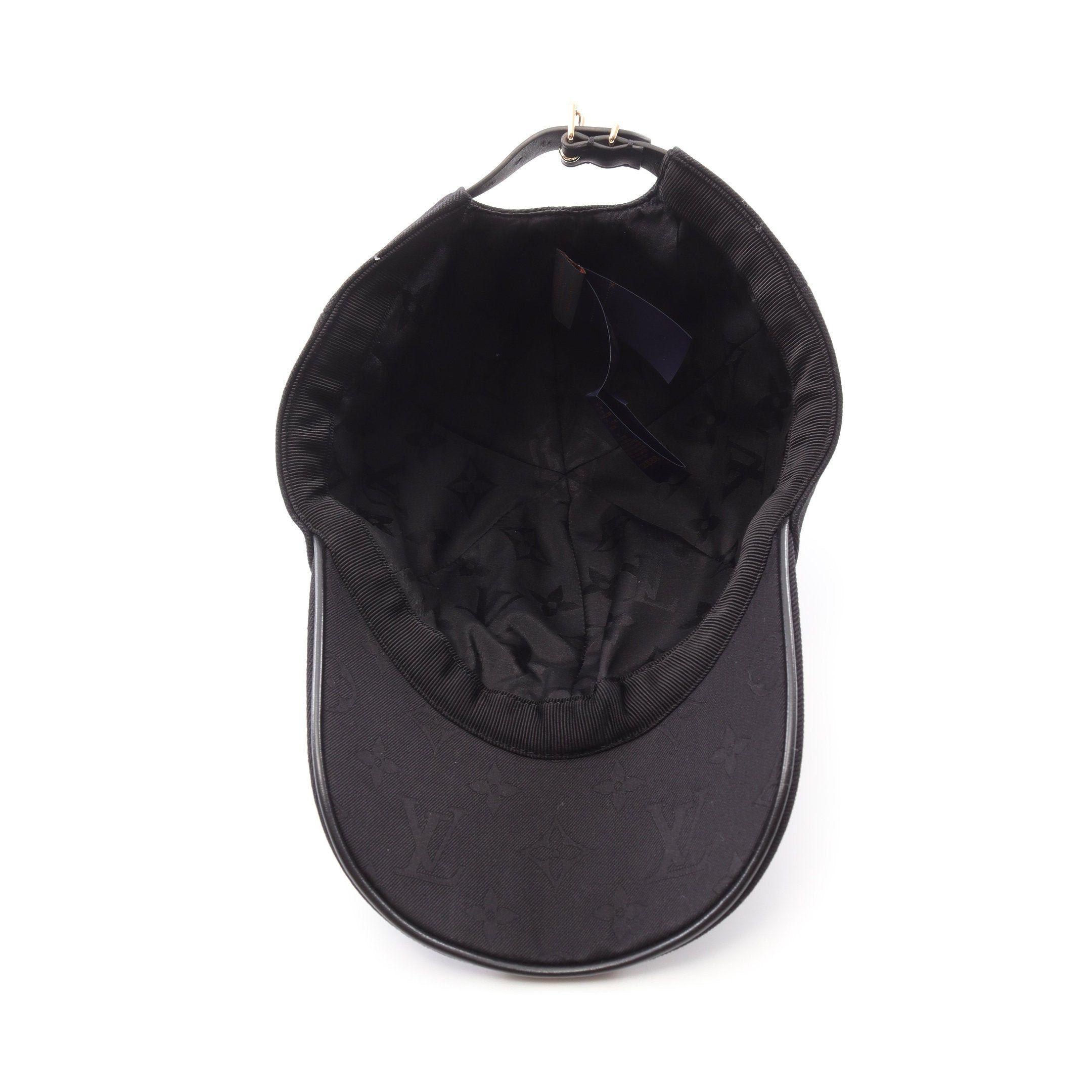 Louis Vuitton Louis Vuitton Lv Iconic Noir Cap Cotton Black Size ONE SIZE - 3 Thumbnail