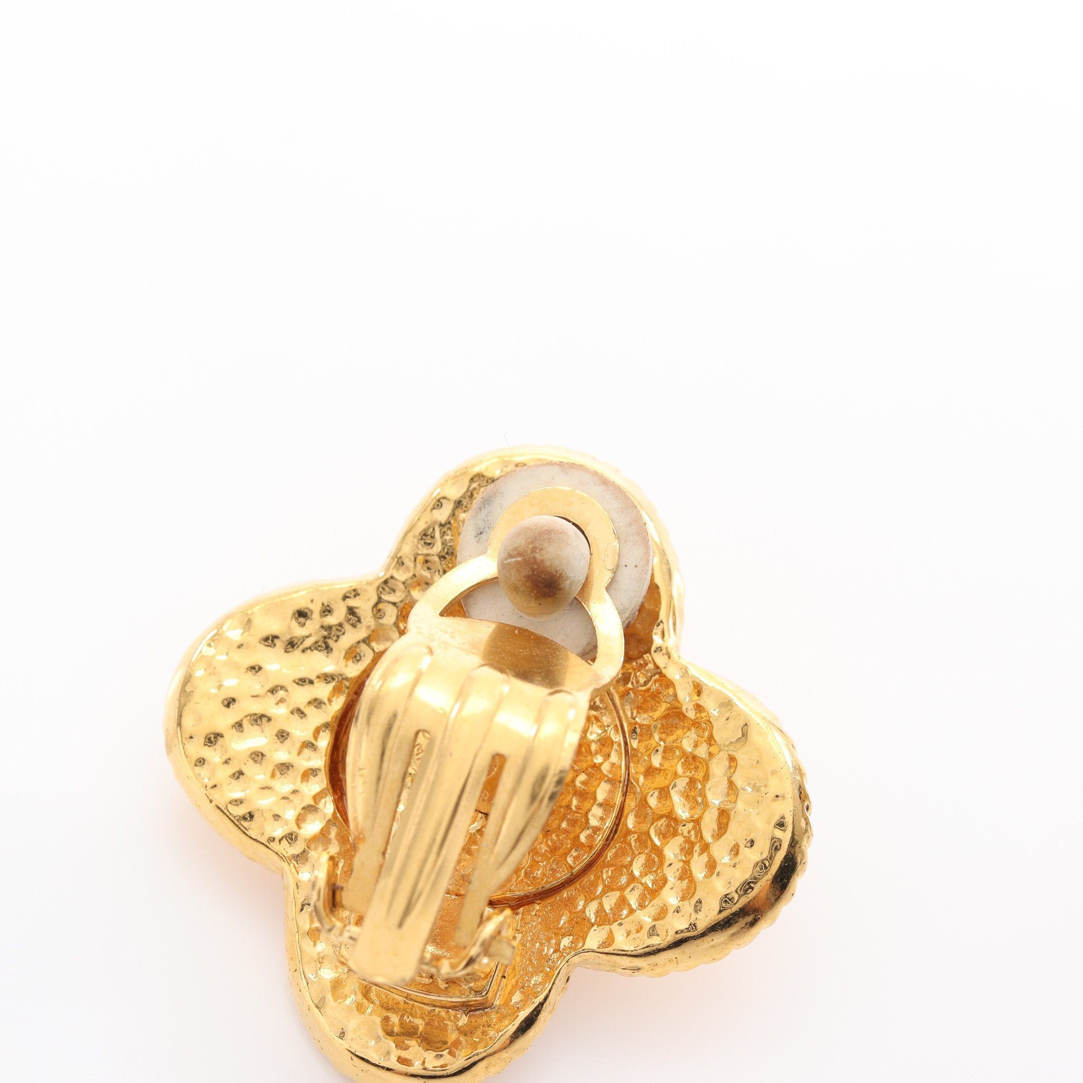 Chanel Chanel Coco Mark Earrings Gp Rhinestone Gold 95A Size ONE SIZE - 7 Thumbnail