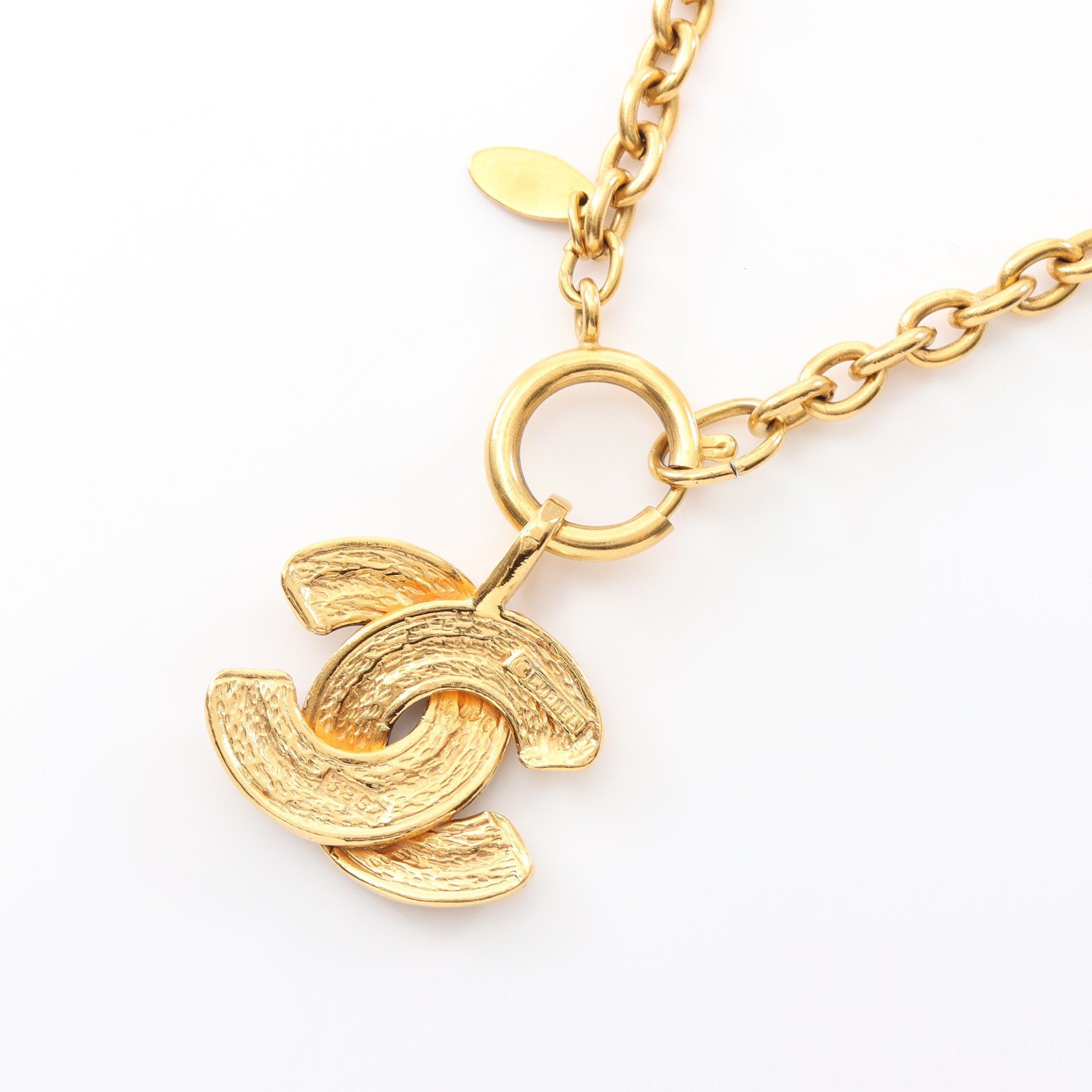 Chanel Chanel Coco Mark Necklace Gp Gold 3857 Size ONE SIZE - 2 Thumbnail