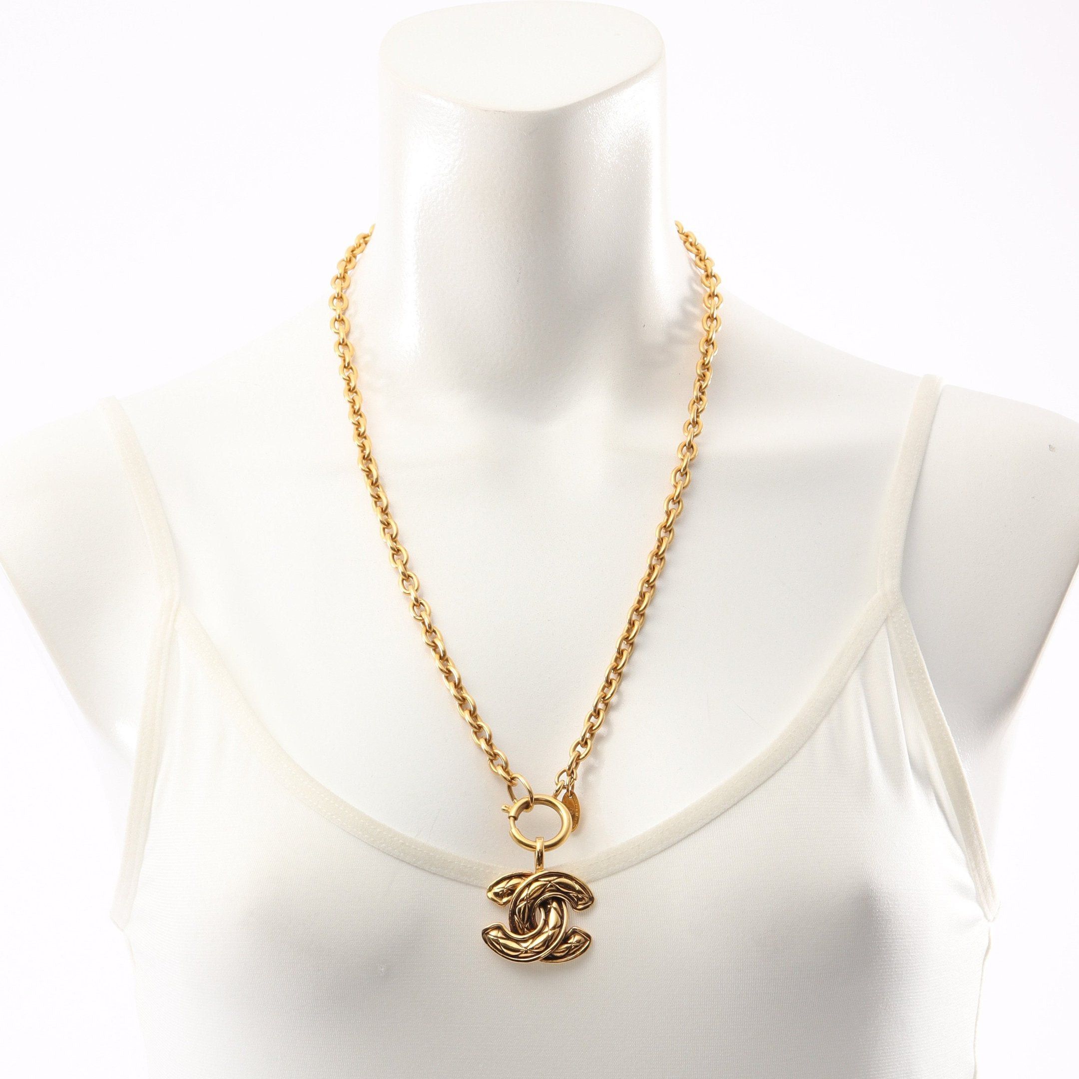 Chanel Chanel Coco Mark Necklace Gp Gold 3857 Size ONE SIZE - 5 Thumbnail