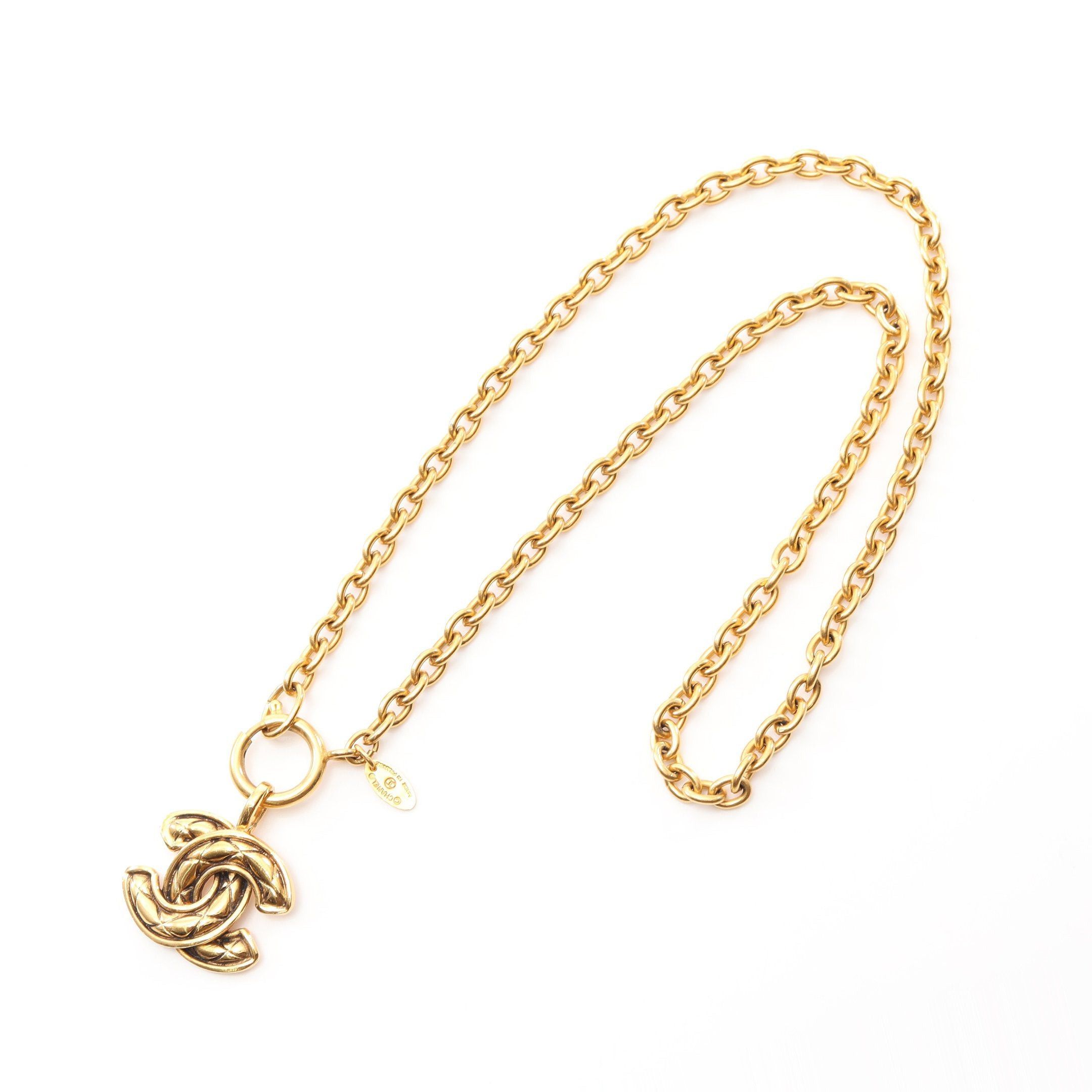 Chanel Chanel Coco Mark Necklace Gp Gold 3857 Size ONE SIZE - 3 Thumbnail
