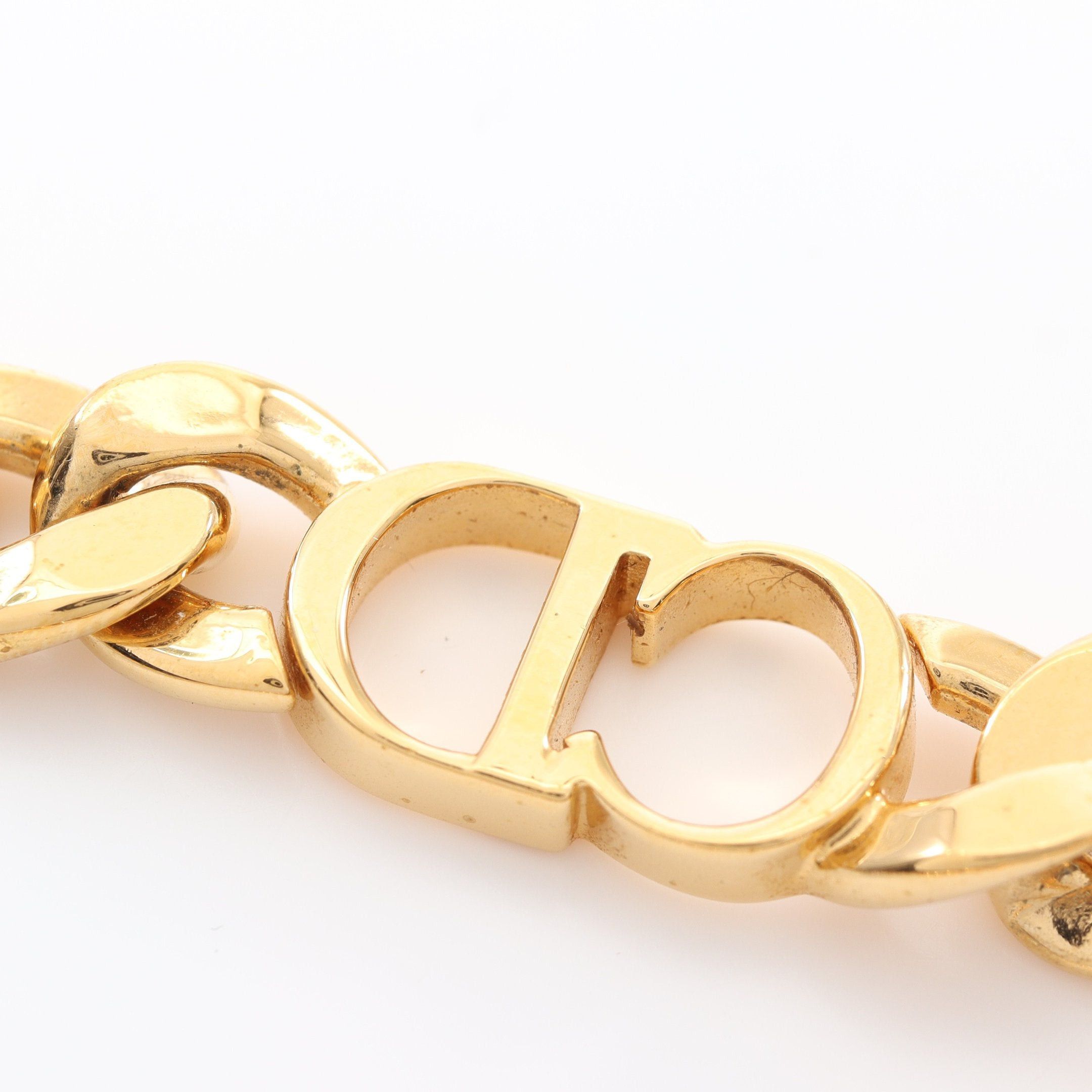 Dior Dior Cd Logo Necklace Choker Gp Gold Size ONE SIZE - 8 Thumbnail