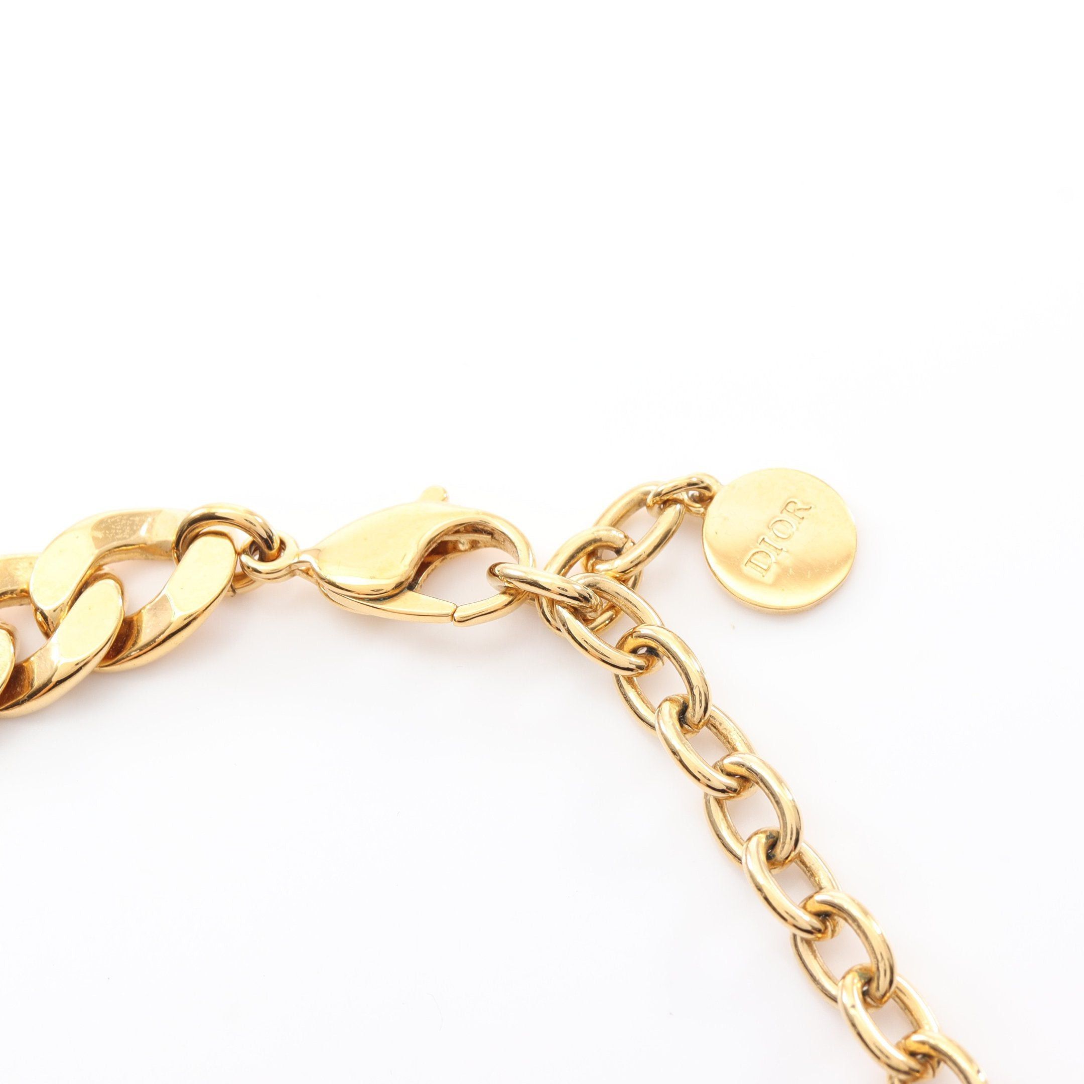 Dior Dior Cd Logo Necklace Choker Gp Gold Size ONE SIZE - 4 Thumbnail