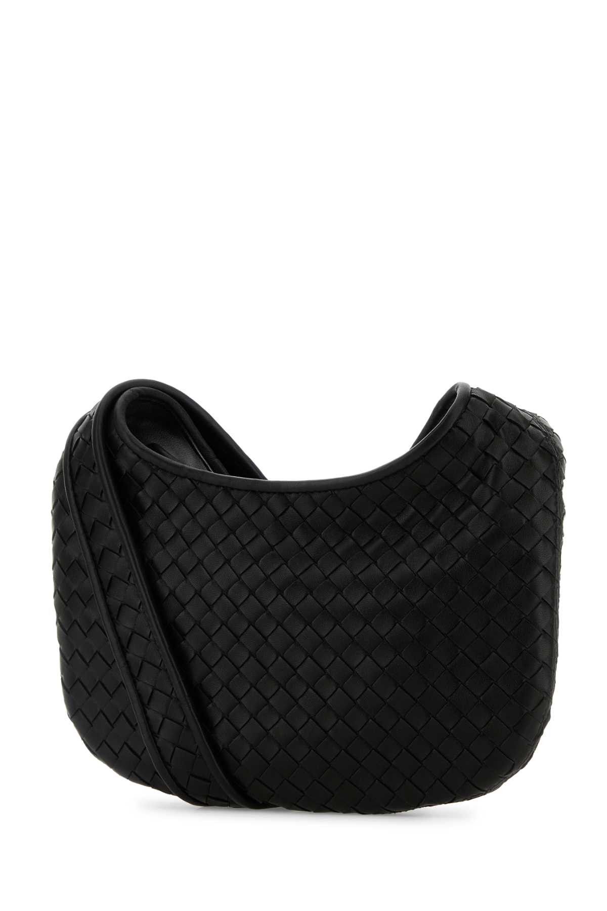 Bottega Veneta Black Leather Small Veneto Crossbody Bag Size ONE SIZE - 2 Thumbnail