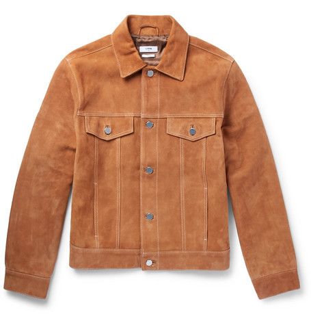 Cmmn Swdn CMMN SWDN x Mr Porter Exclusive Suede Trucker Jacket