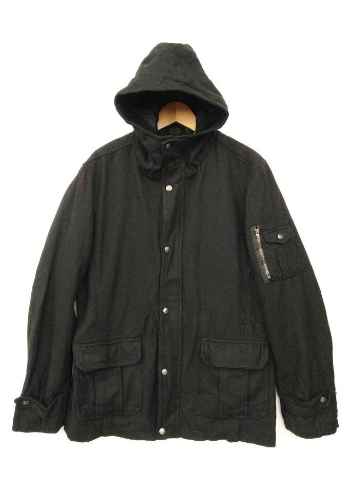 Vintage × Von Dutch Von Dutch Hoodie Wool Jacket Design Alpha Industries Size US XL / EU 56 / 4 - 1 Thumbnail
