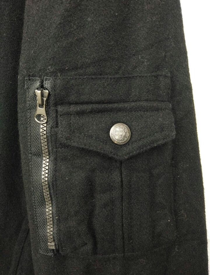 Vintage × Von Dutch Von Dutch Hoodie Wool Jacket Design Alpha Industries Size US XL / EU 56 / 4 - 6 Thumbnail