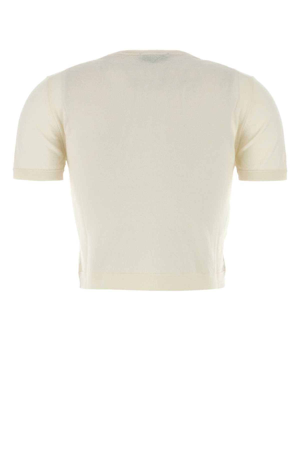 Prada Ivory Cashmere Sweater Size XS / US 0-2 / IT 36-38 - 2 Thumbnail