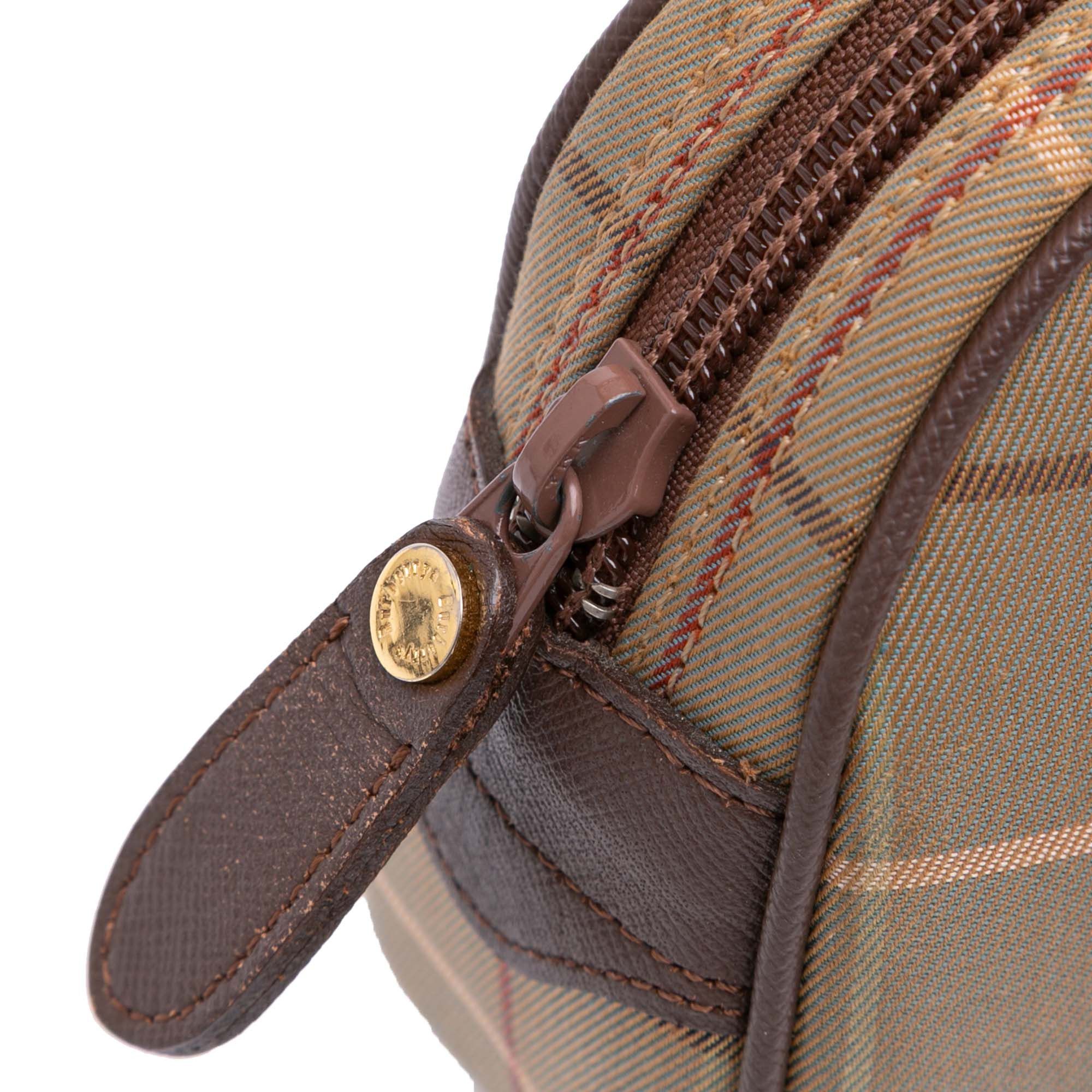 Burberry Burberry Vintage Check Canvas Clutch Size ONE SIZE - 7 Thumbnail
