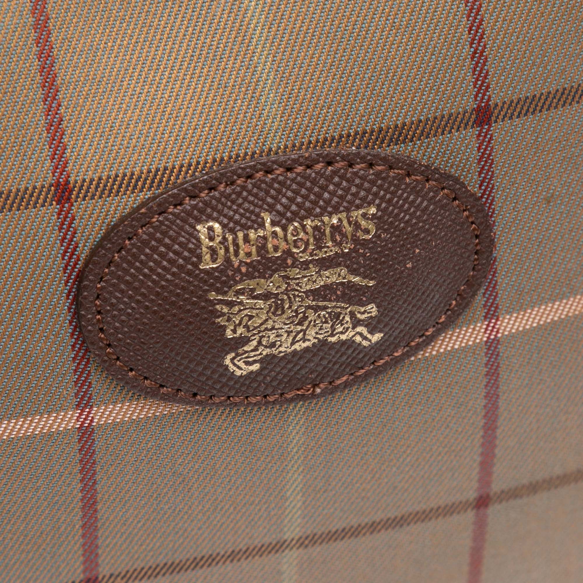 Burberry Burberry Vintage Check Canvas Clutch Size ONE SIZE - 5 Thumbnail