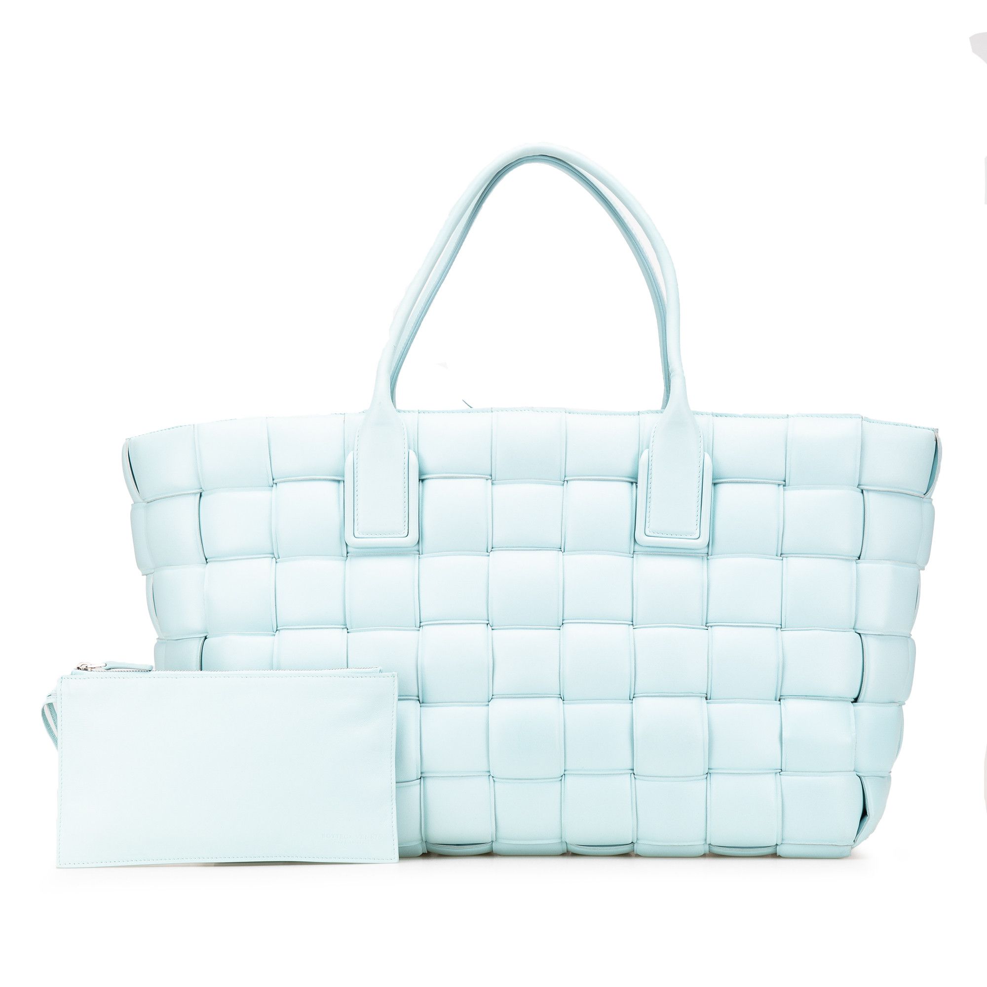 Bottega Veneta Bottega Veneta Large Lambskin Intreccio Padded Tote Size ONE SIZE - 13 Thumbnail
