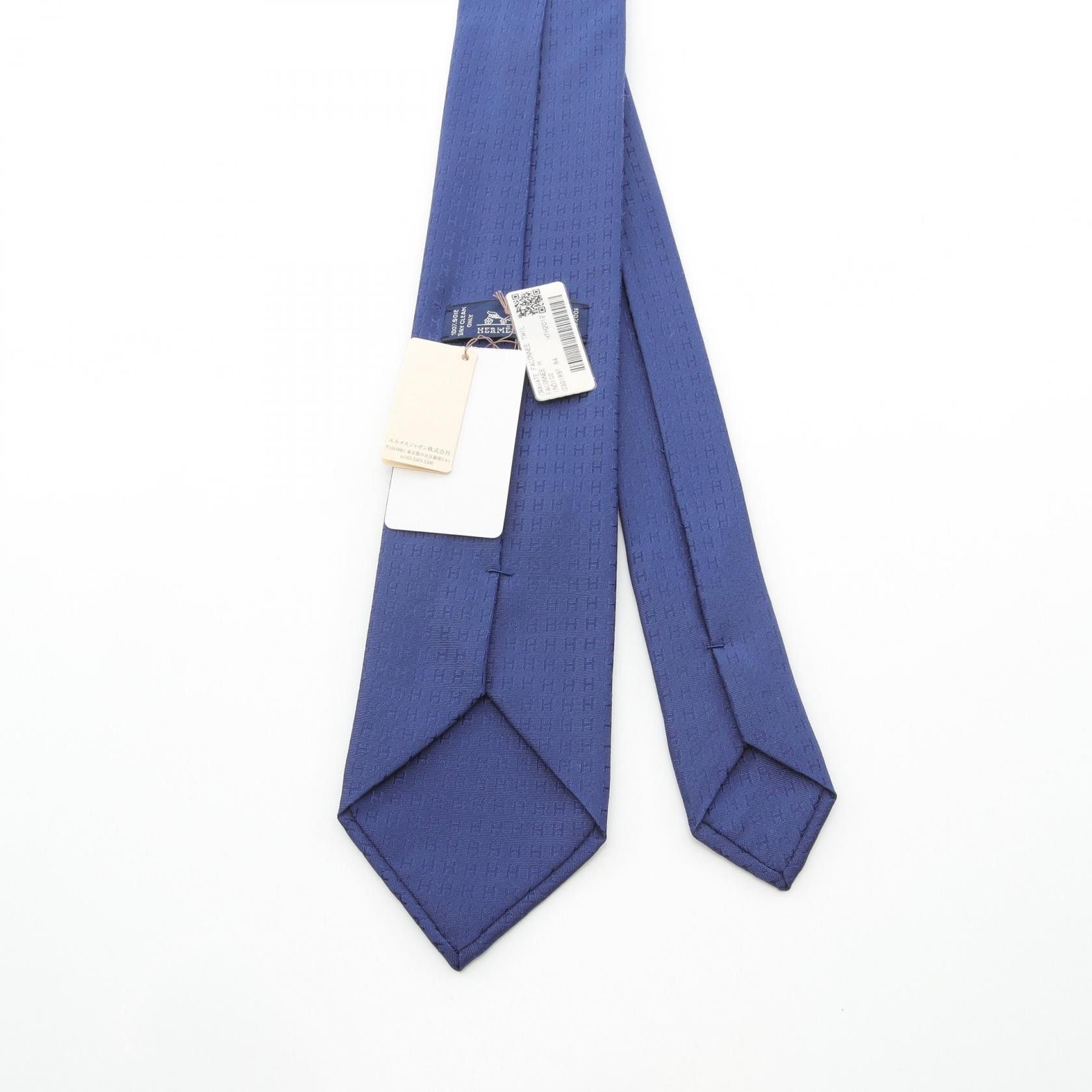Hermes Hermes Hermes H Pattern Silk Tie Others Necktie Size ONE SIZE - 3 Thumbnail