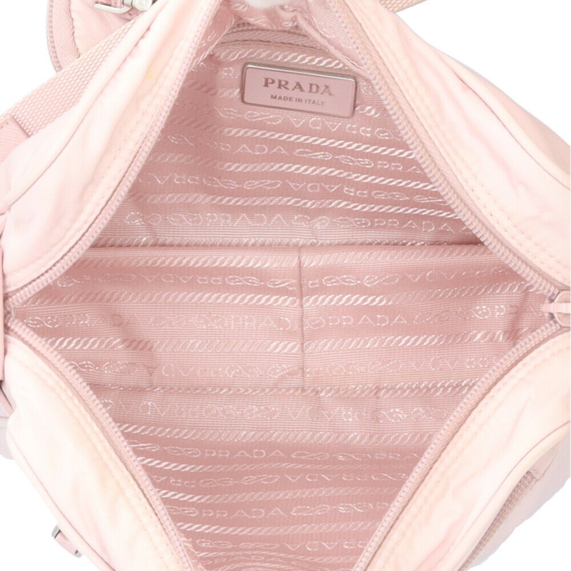 Prada Prada Shoulder Bag Renylon 1BC167 Pink Women's PRADA Size ONE SIZE - 6 Thumbnail
