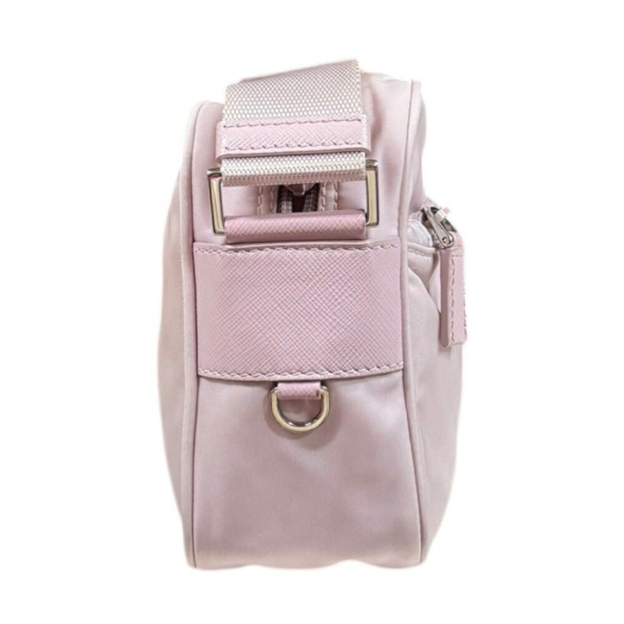 Prada Prada Shoulder Bag Renylon 1BC167 Pink Women's PRADA Size ONE SIZE - 4 Thumbnail