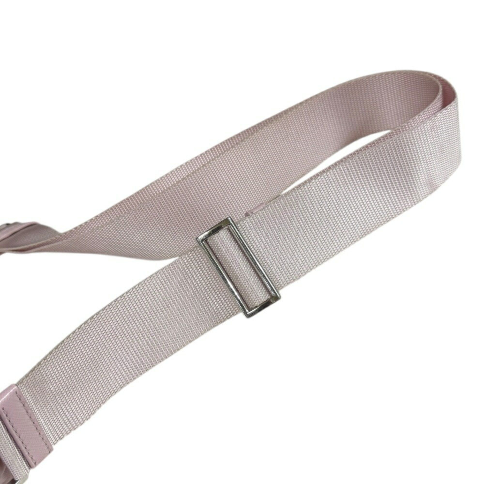 Prada Prada Shoulder Bag Renylon 1BC167 Pink Women's PRADA Size ONE SIZE - 10 Thumbnail