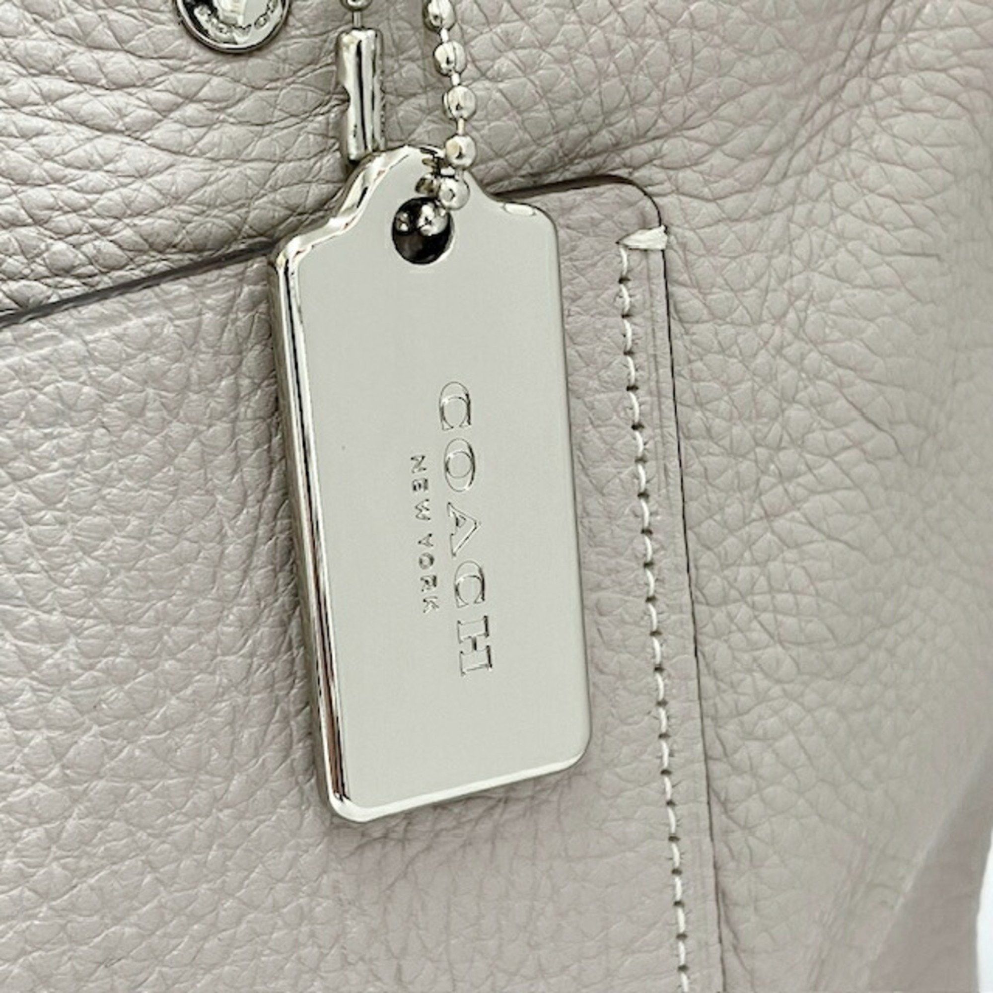 Coach COACH Mini Emma Satchel Bag F31466 Grey Leather Handbag Shoulder for Women Size ONE SIZE - 11 Thumbnail