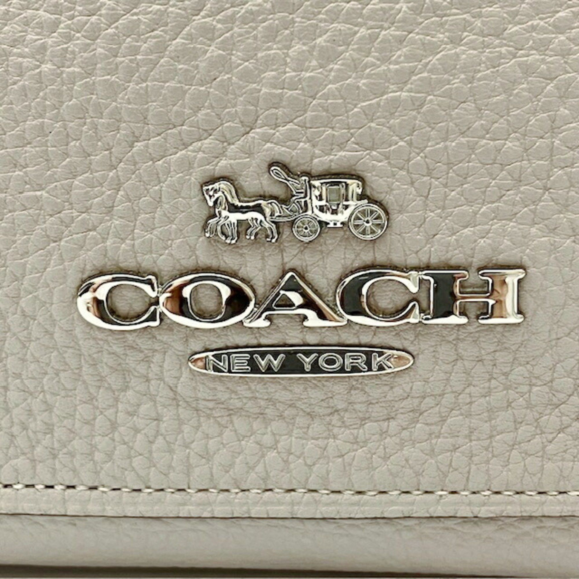 Coach COACH Mini Emma Satchel Bag F31466 Grey Leather Handbag Shoulder for Women Size ONE SIZE - 10 Thumbnail