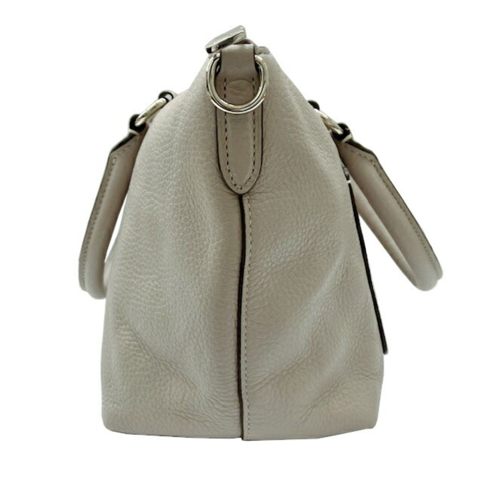 Coach COACH Mini Emma Satchel Bag F31466 Grey Leather Handbag Shoulder for Women Size ONE SIZE - 3 Thumbnail