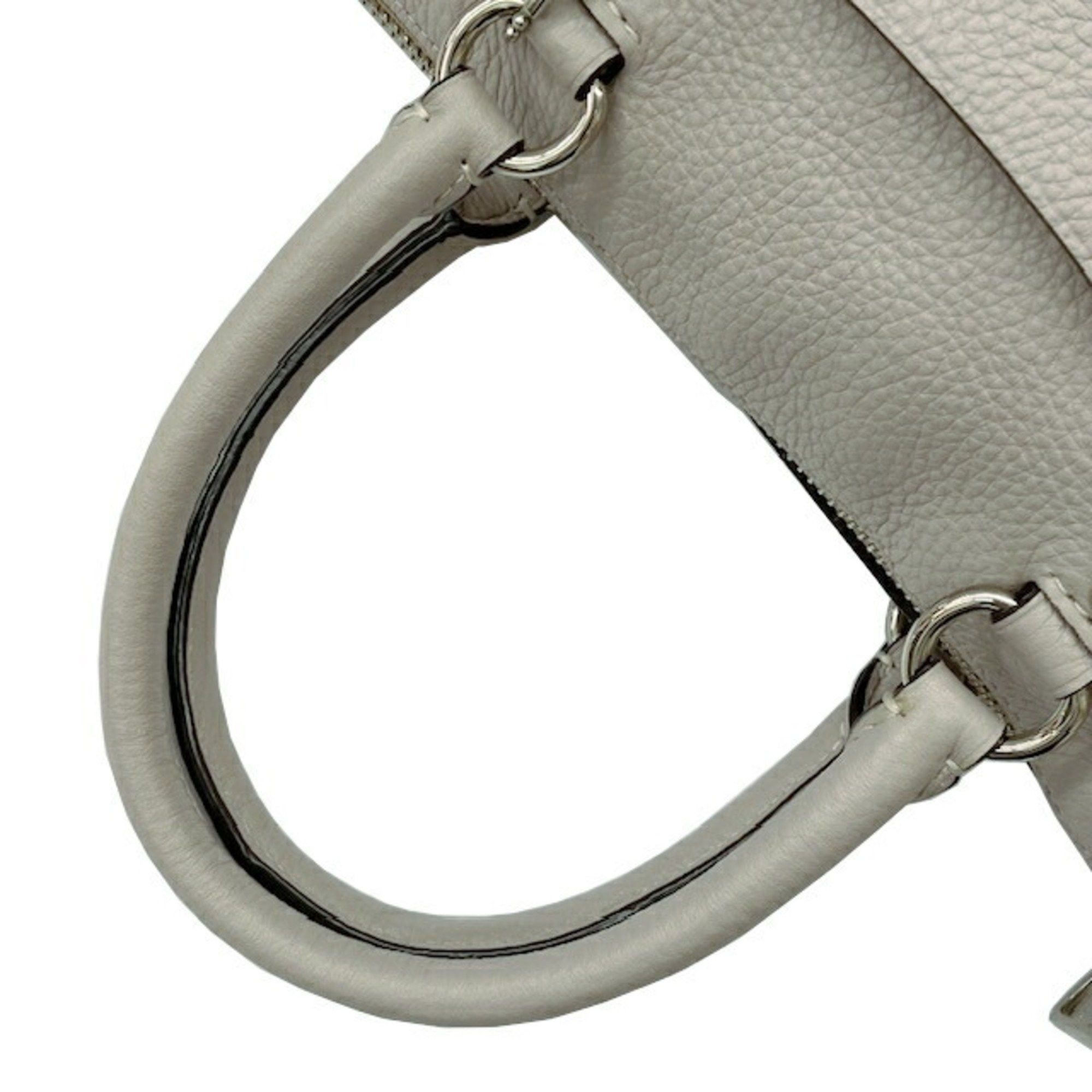 Coach COACH Mini Emma Satchel Bag F31466 Grey Leather Handbag Shoulder for Women Size ONE SIZE - 15 Thumbnail