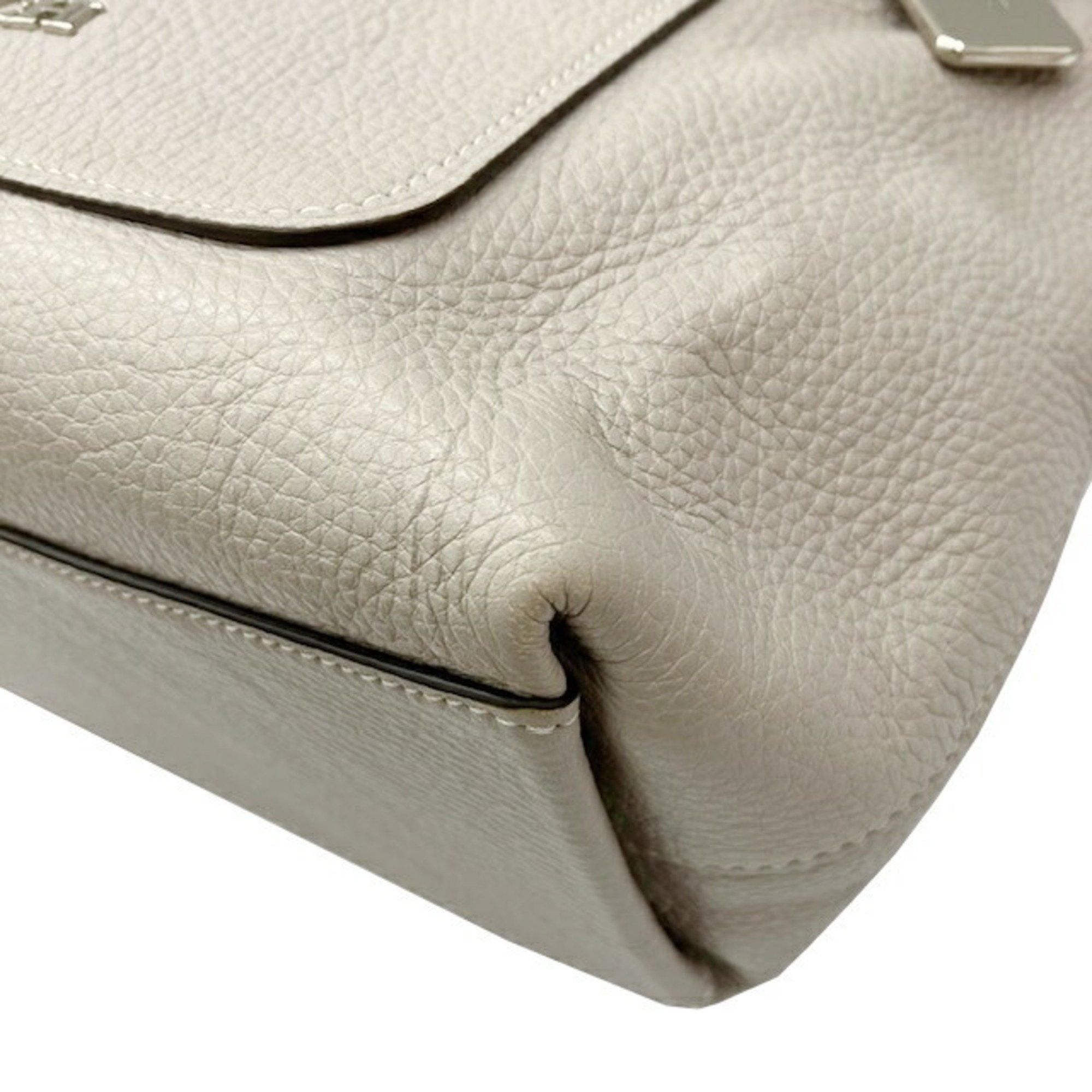 Coach COACH Mini Emma Satchel Bag F31466 Grey Leather Handbag Shoulder for Women Size ONE SIZE - 6 Thumbnail