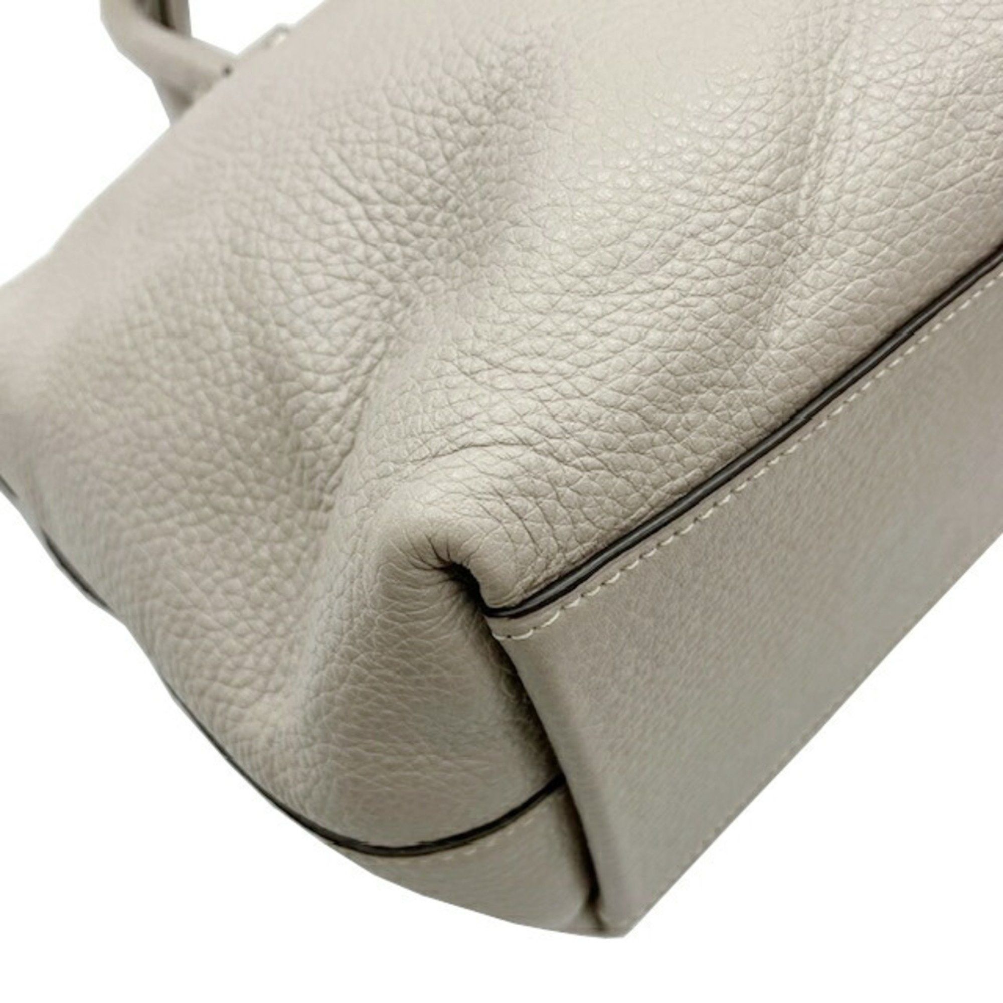 Coach COACH Mini Emma Satchel Bag F31466 Grey Leather Handbag Shoulder for Women Size ONE SIZE - 9 Thumbnail