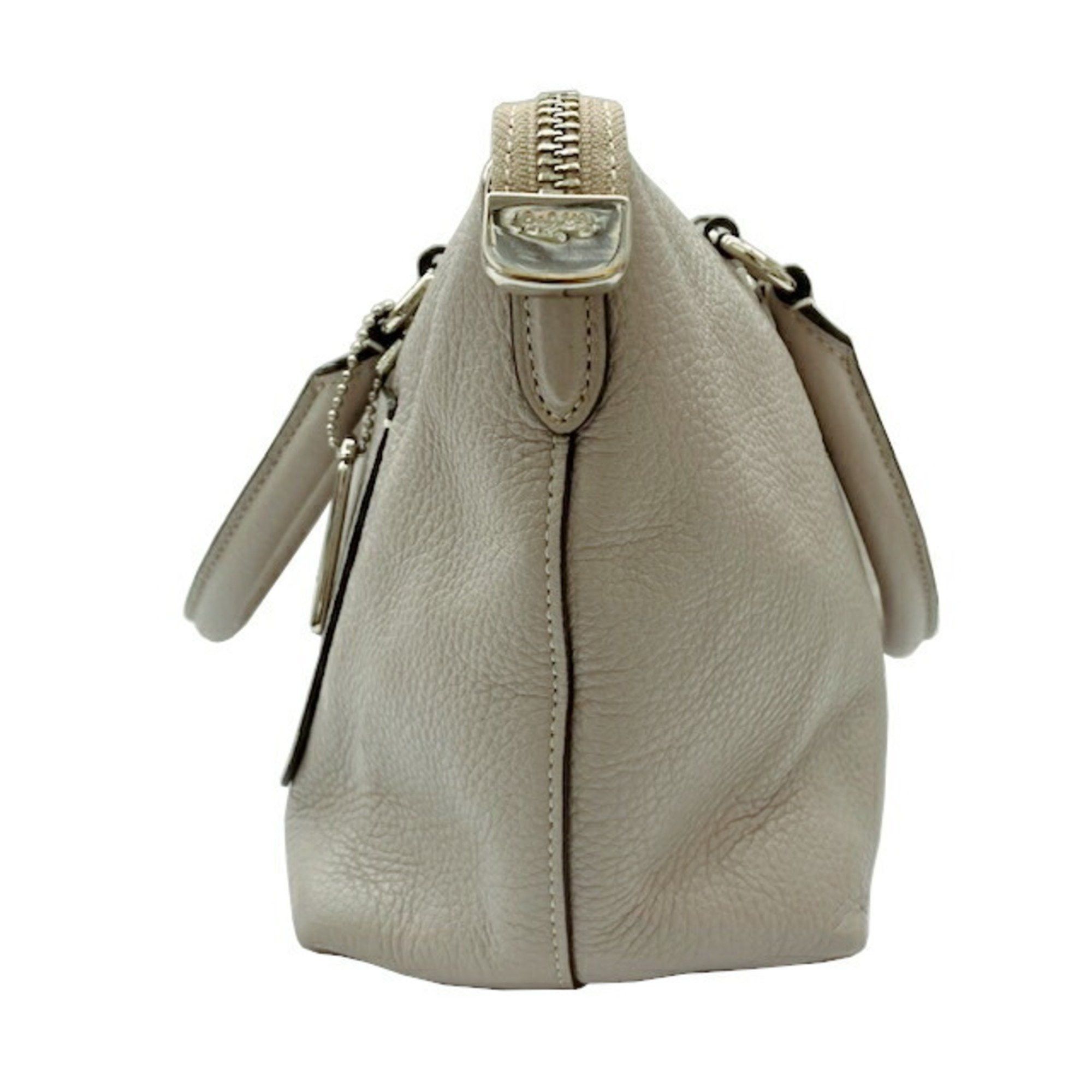 Coach COACH Mini Emma Satchel Bag F31466 Grey Leather Handbag Shoulder for Women Size ONE SIZE - 4 Thumbnail