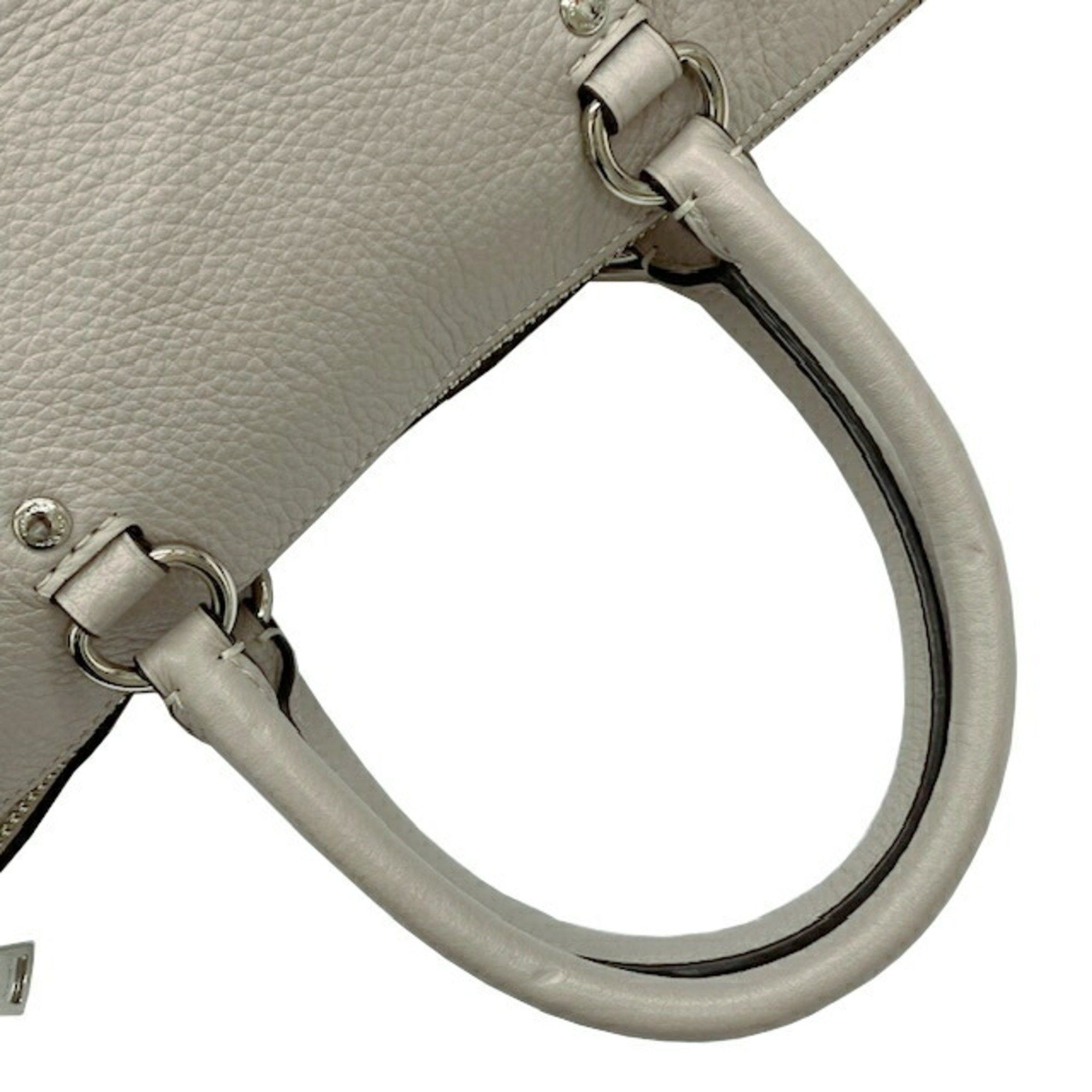 Coach COACH Mini Emma Satchel Bag F31466 Grey Leather Handbag Shoulder for Women Size ONE SIZE - 14 Thumbnail