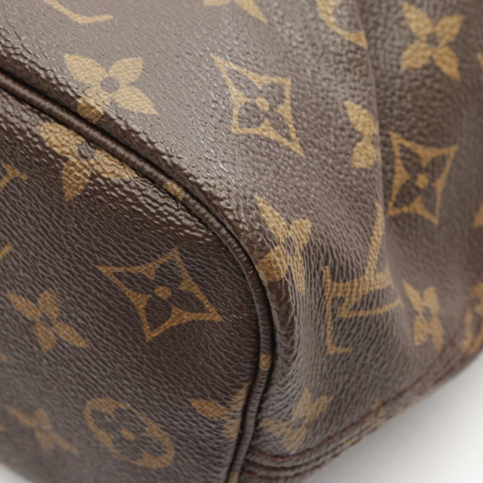 Louis Vuitton Louis Vuitton Louis Vuitton Neverfull PM Monogram Coated Canvas Tote Bag Canvas Tote Bag M41245 Size ONE SIZE - 6 Thumbnail