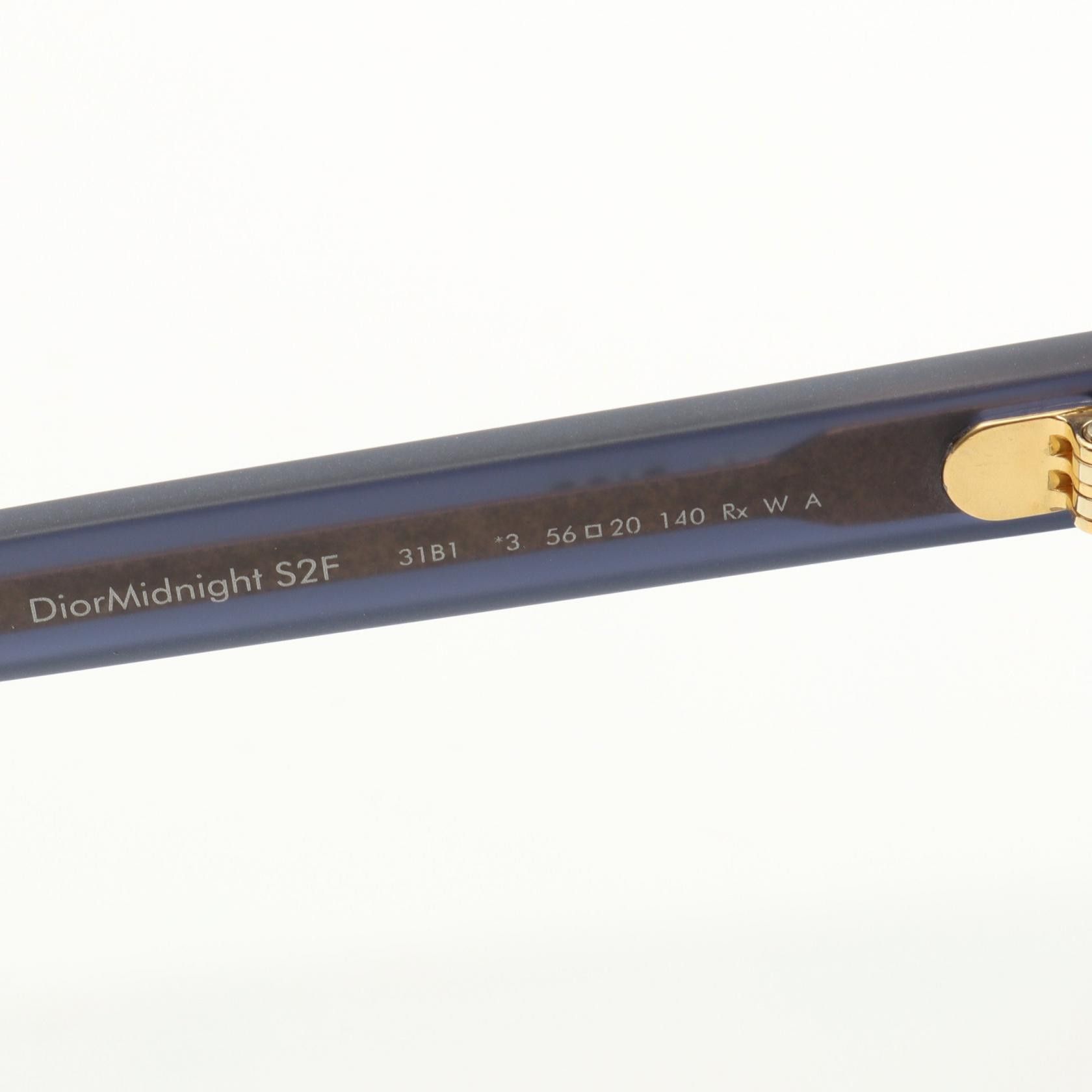 Dior Dior Dior MIDNIGHT S2F Sunglasses Plastic Sunglasses MIDNIGHT S2F 31B1 Size ONE SIZE - 5 Thumbnail