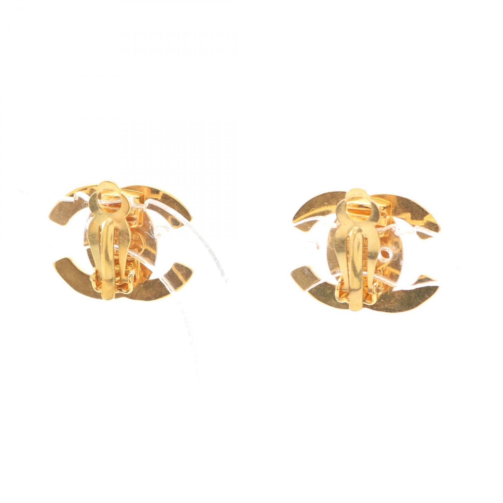 Chanel Chanel Chanel Coco Mark Earrings Metal Earrings Size ONE SIZE - 2 Thumbnail