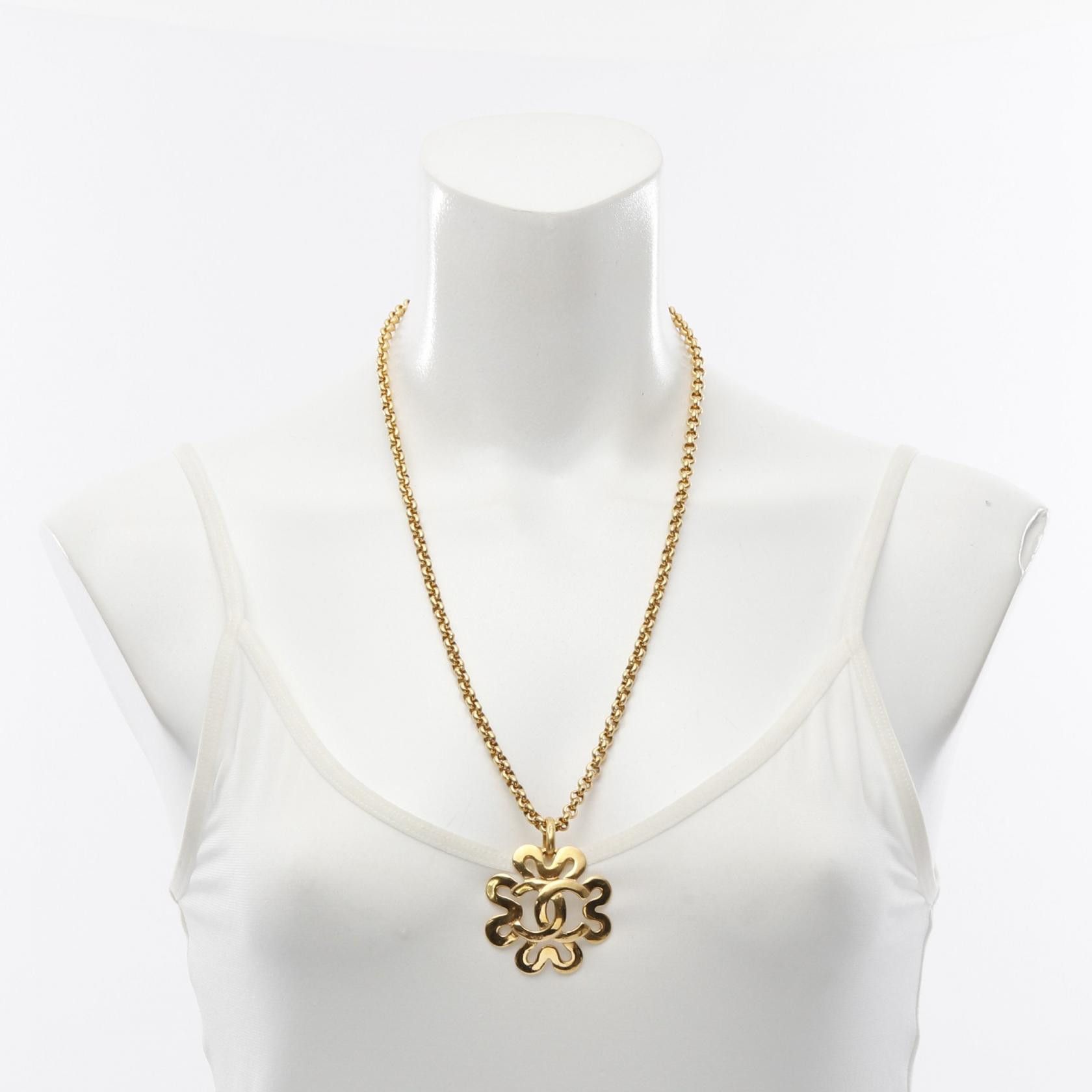 Chanel Chanel Chanel Coco Mark Necklace Metal Necklace Size ONE SIZE - 6 Thumbnail
