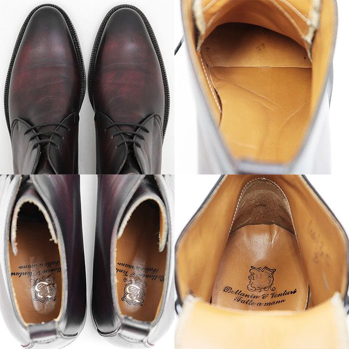 Other Other Bettanin&Venturi Chukka Boots Leather Boots Leather Shoes 305 DUTY FREE for USA Size ONE SIZE - 4 Thumbnail