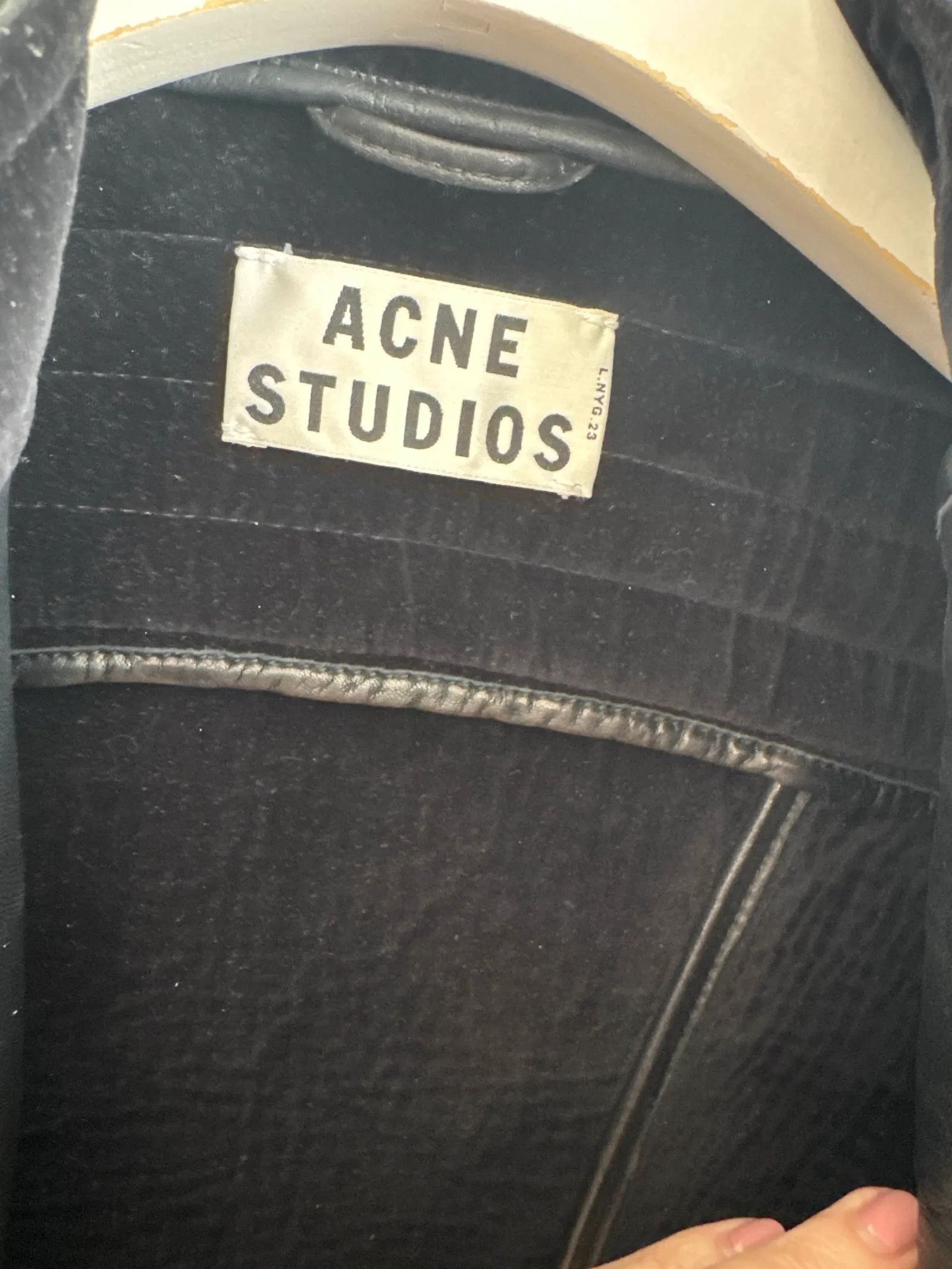Acne Studios Acne Studios Leather Jacket Size XS / US 0-2 / IT 36-38 - 2 Thumbnail