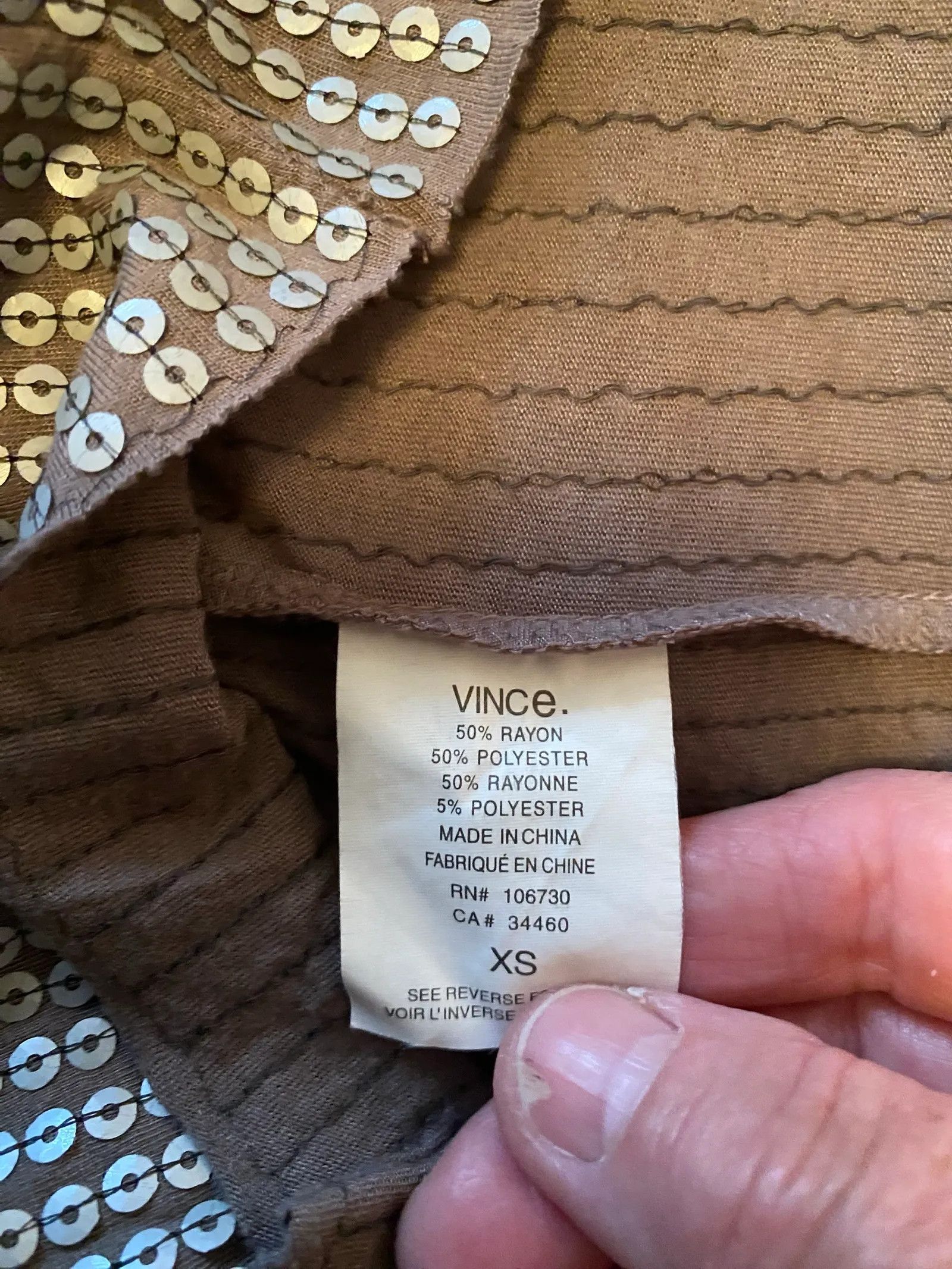 Vince Vince Blouse Size XS / US 0-2 / IT 36-38 - 3 Thumbnail