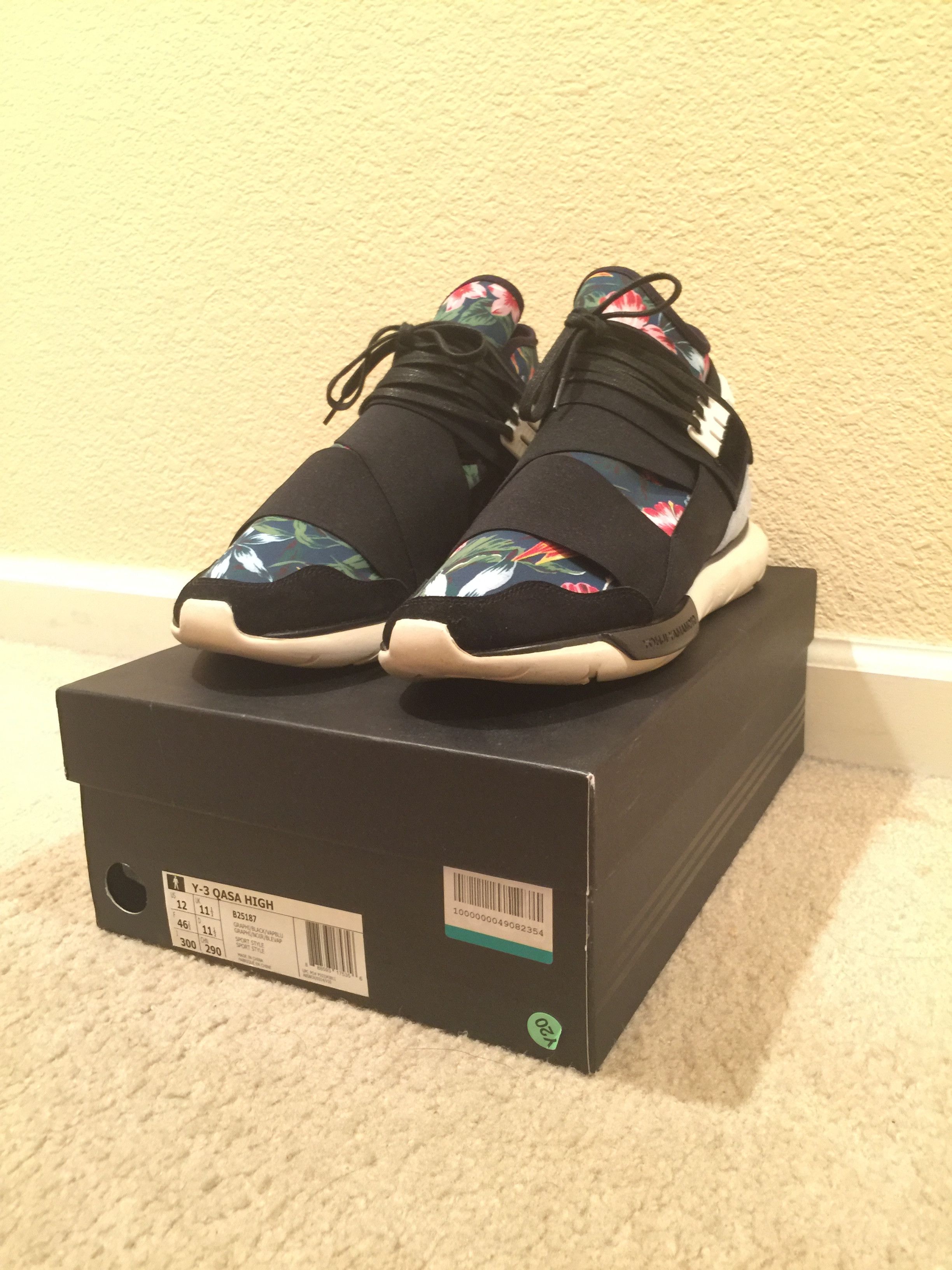 Y 3 Qasa High Floral Grailed