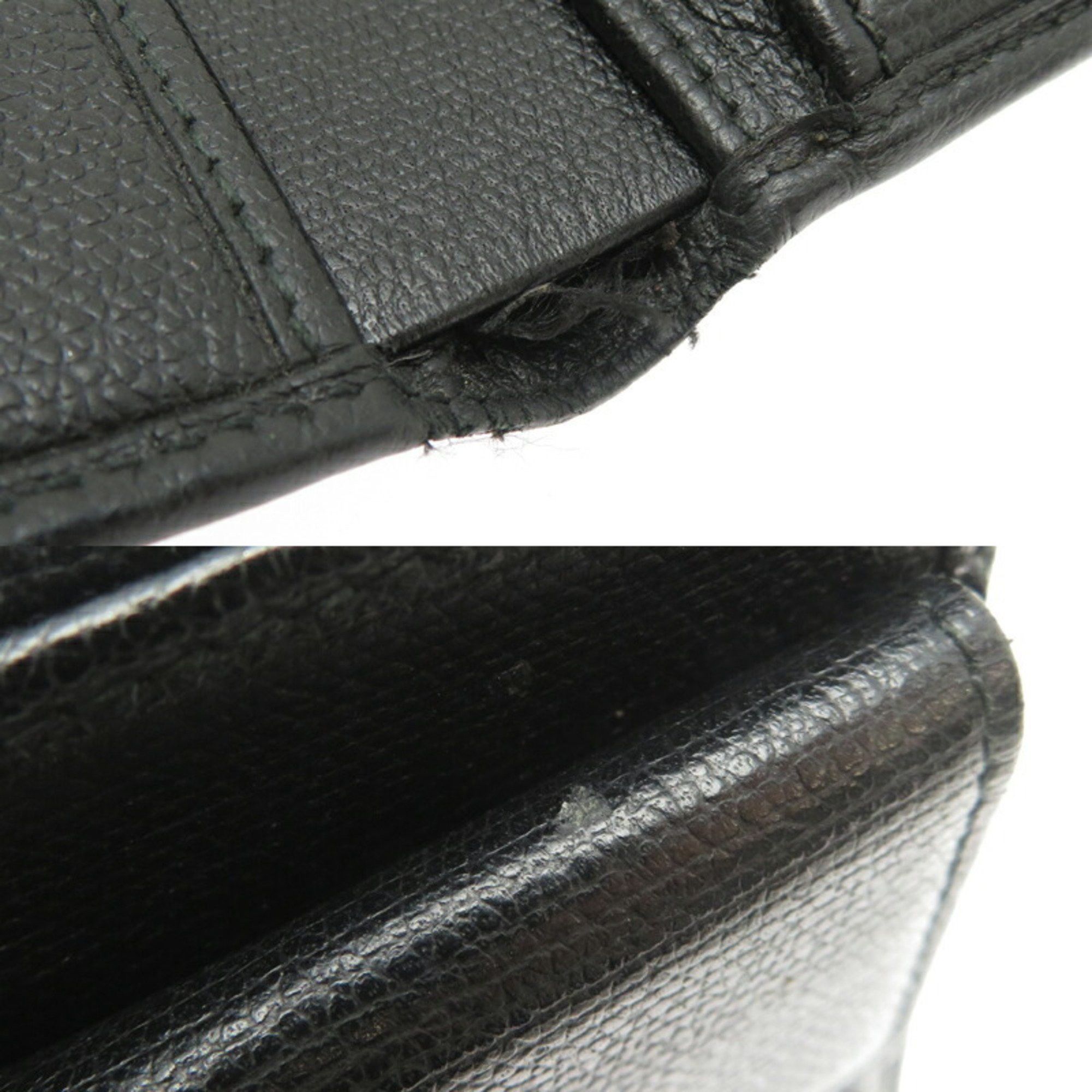 Chanel Chanel Compact Wallet Women's Bi-fold Leather Black Size ONE SIZE - 9 Thumbnail