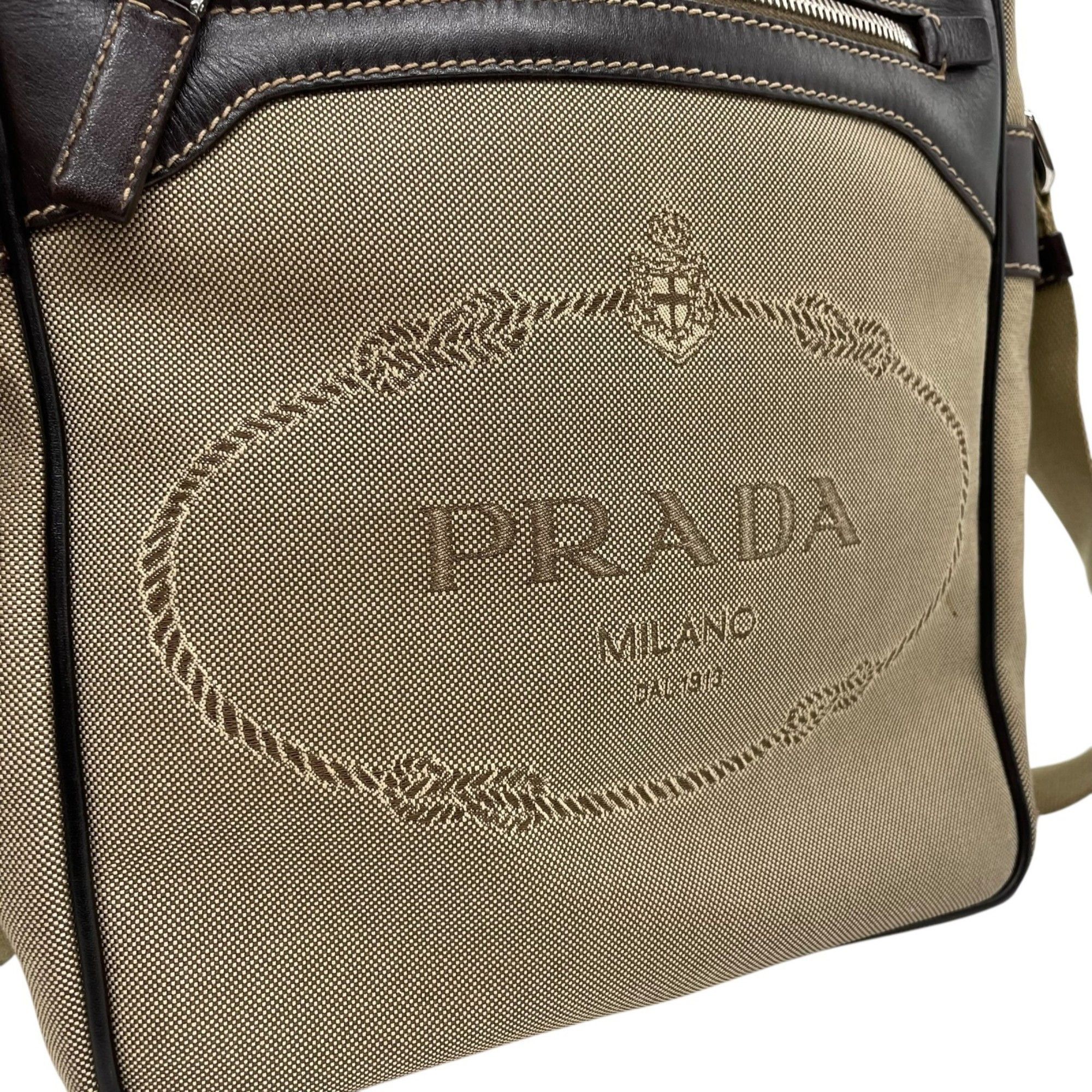 Prada Prada Logo Jacquard shopper Size ONE SIZE - 20 Thumbnail