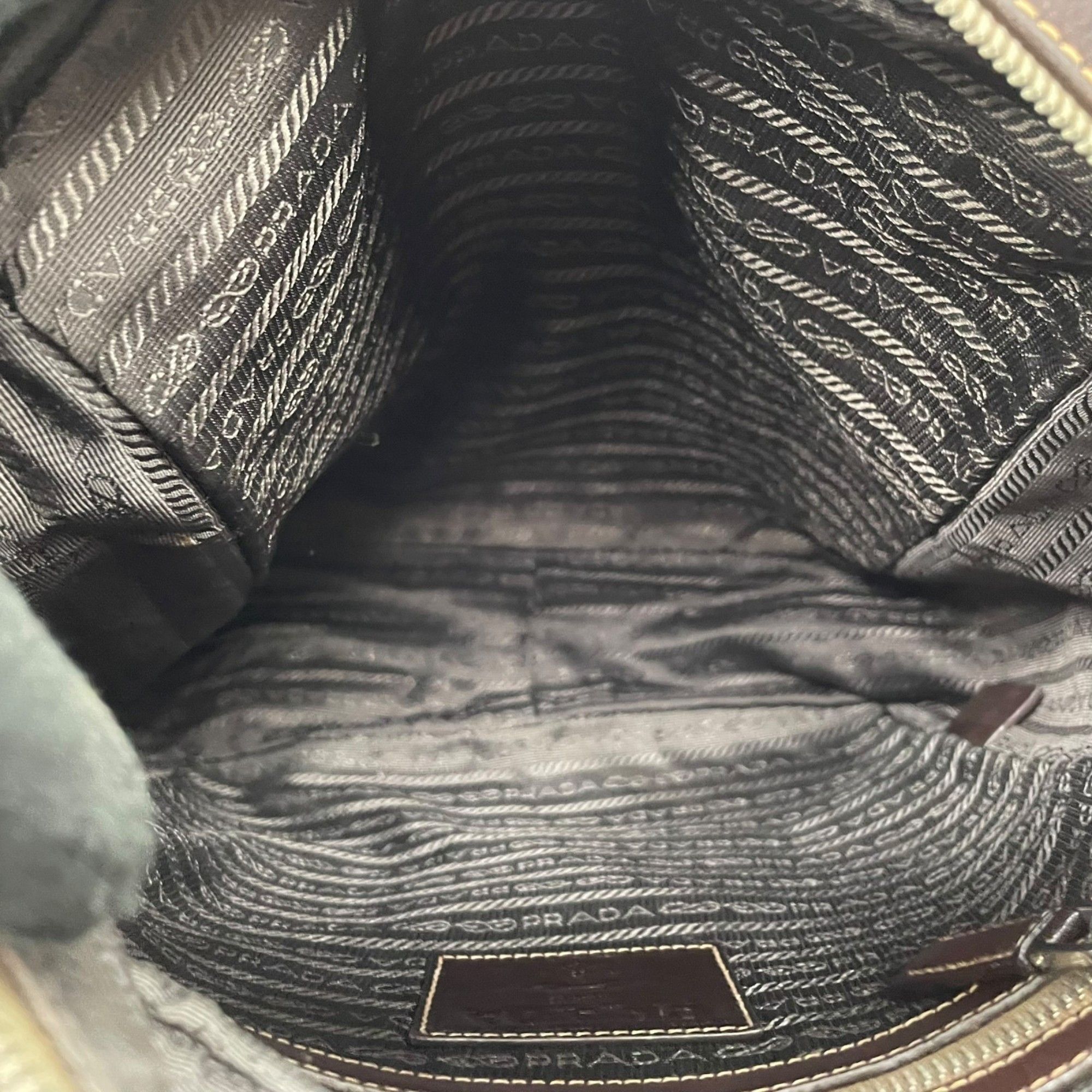 Prada Prada Logo Jacquard shopper Size ONE SIZE - 10 Thumbnail