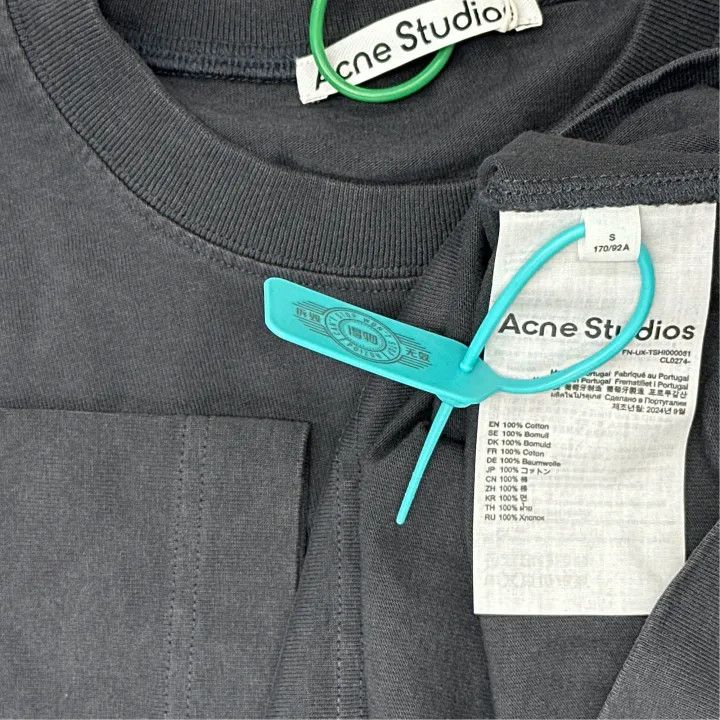 Acne Studios Acne Studios Black Loose Fit Short Sleeve T-Shirt Size US S / EU 44-46 / 1 - 3 Thumbnail