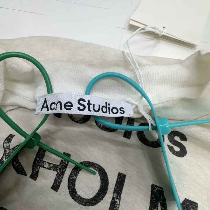 Acne Studios Acne Studios Vintage Logo Oversized T-Shirt Size US S / EU 44-46 / 1 - 2 Thumbnail
