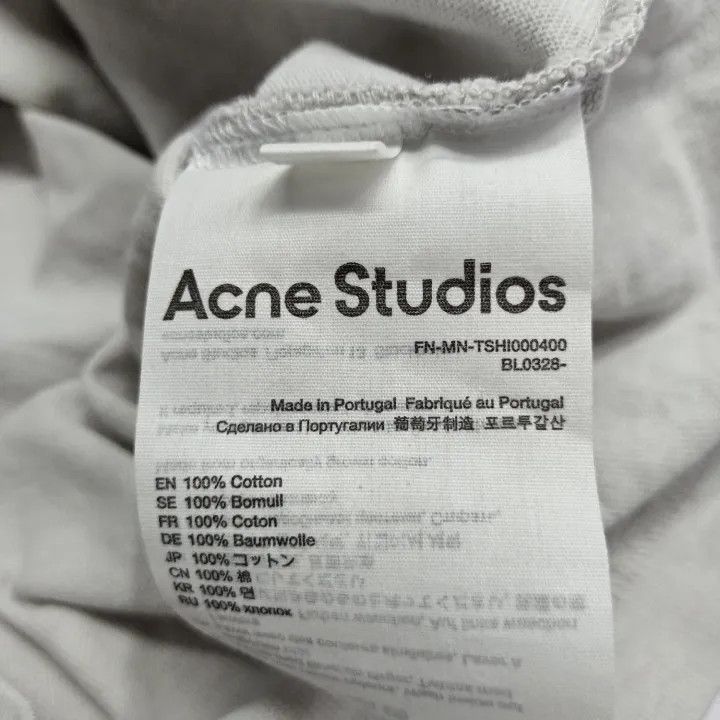 Acne Studios Acne Studios White Short Sleeve T-Shirt Size US S / EU 44-46 / 1 - 3 Thumbnail