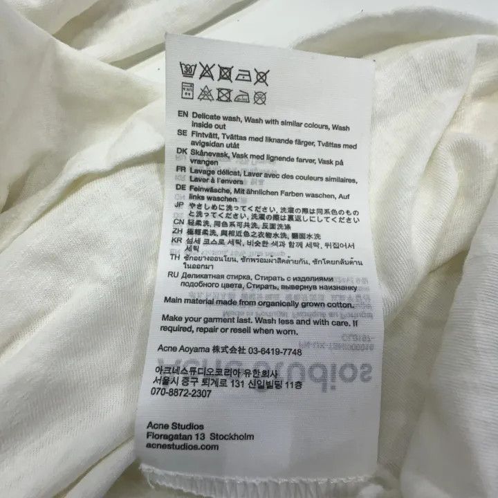 Acne Studios Acne Studios Vintage Logo Long Sleeve T-Shirt Size US M / EU 48-50 / 2 - 4 Thumbnail
