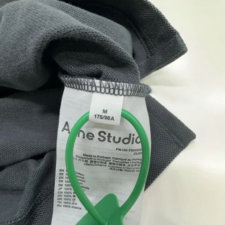 Acne Studios Acne Studios Retro Black Logo T-Shirt Size US M / EU 48-50 / 2 - 5 Thumbnail