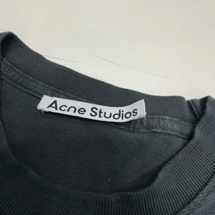 Acne Studios Acne Studios Retro Black Logo T-Shirt Size US M / EU 48-50 / 2 - 2 Thumbnail