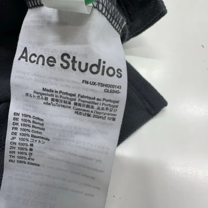 Acne Studios Acne Studios Retro Black Logo T-Shirt Size US M / EU 48-50 / 2 - 4 Thumbnail