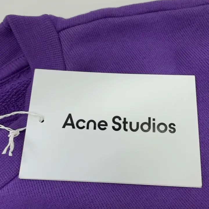 Acne Studios Acne Studios Purple Logo Embroidered Sweatshirt Size US M / EU 48-50 / 2 - 8 Thumbnail