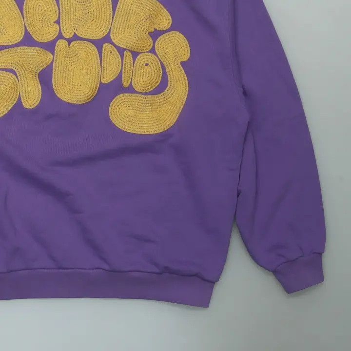 Acne Studios Acne Studios Purple Logo Embroidered Sweatshirt Size US M / EU 48-50 / 2 - 6 Thumbnail
