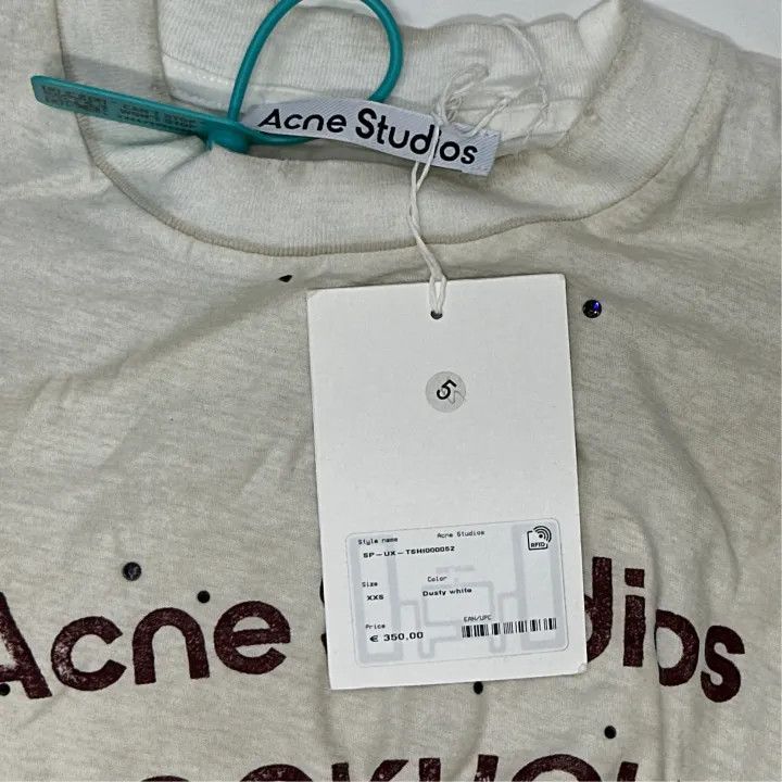 Acne Studios Acne Studios Vintage Print Long Sleeve T-Shirt Size US XXS / EU 40 - 2 Thumbnail