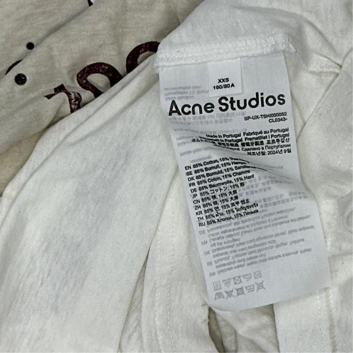 Acne Studios Acne Studios Vintage Print Long Sleeve T-Shirt Size US XXS / EU 40 - 8 Thumbnail